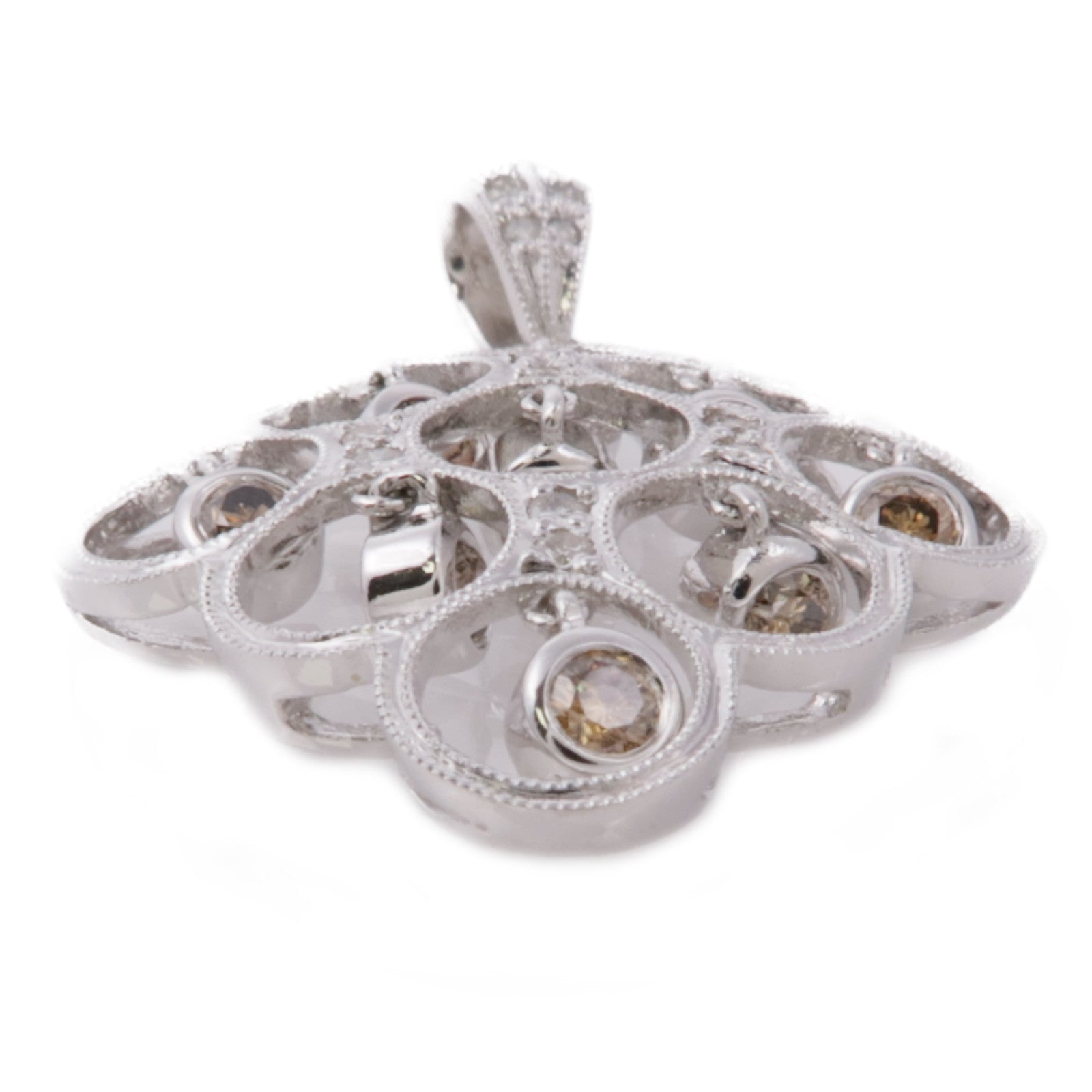 JEWELRY 【激減優惠】18K白金Diamond Pendant Top鑽石吊墜