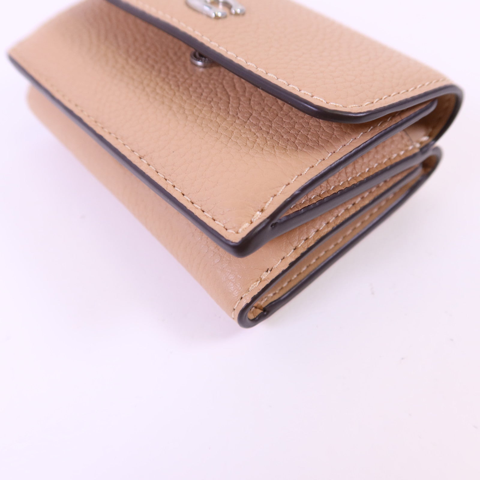 COACH 牛皮皮革Wallet銀扣錢包