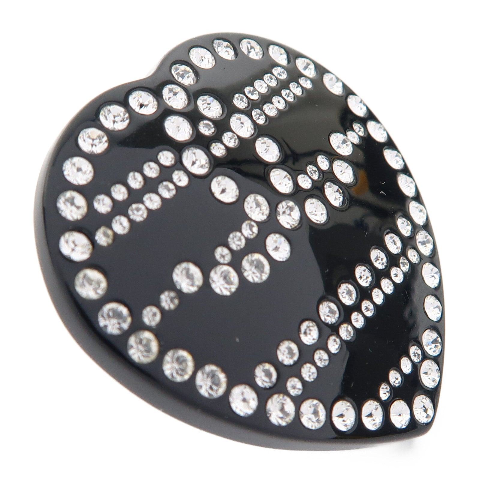 CHANEL PVC Brooch胸針黑色/白色