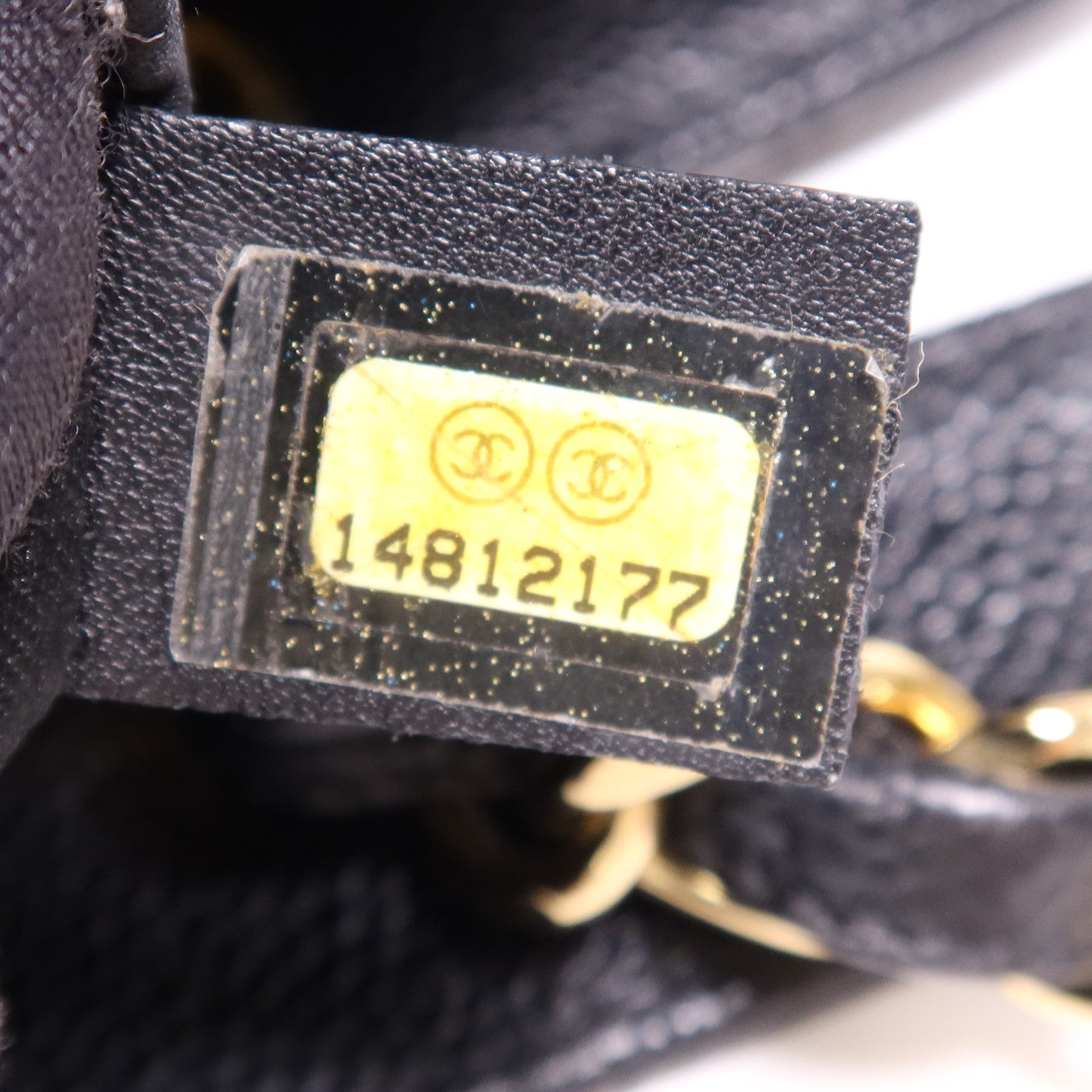 CHANEL 牛皮皮革GST Grand Shopping Tote Bag鏈帶手挽袋
