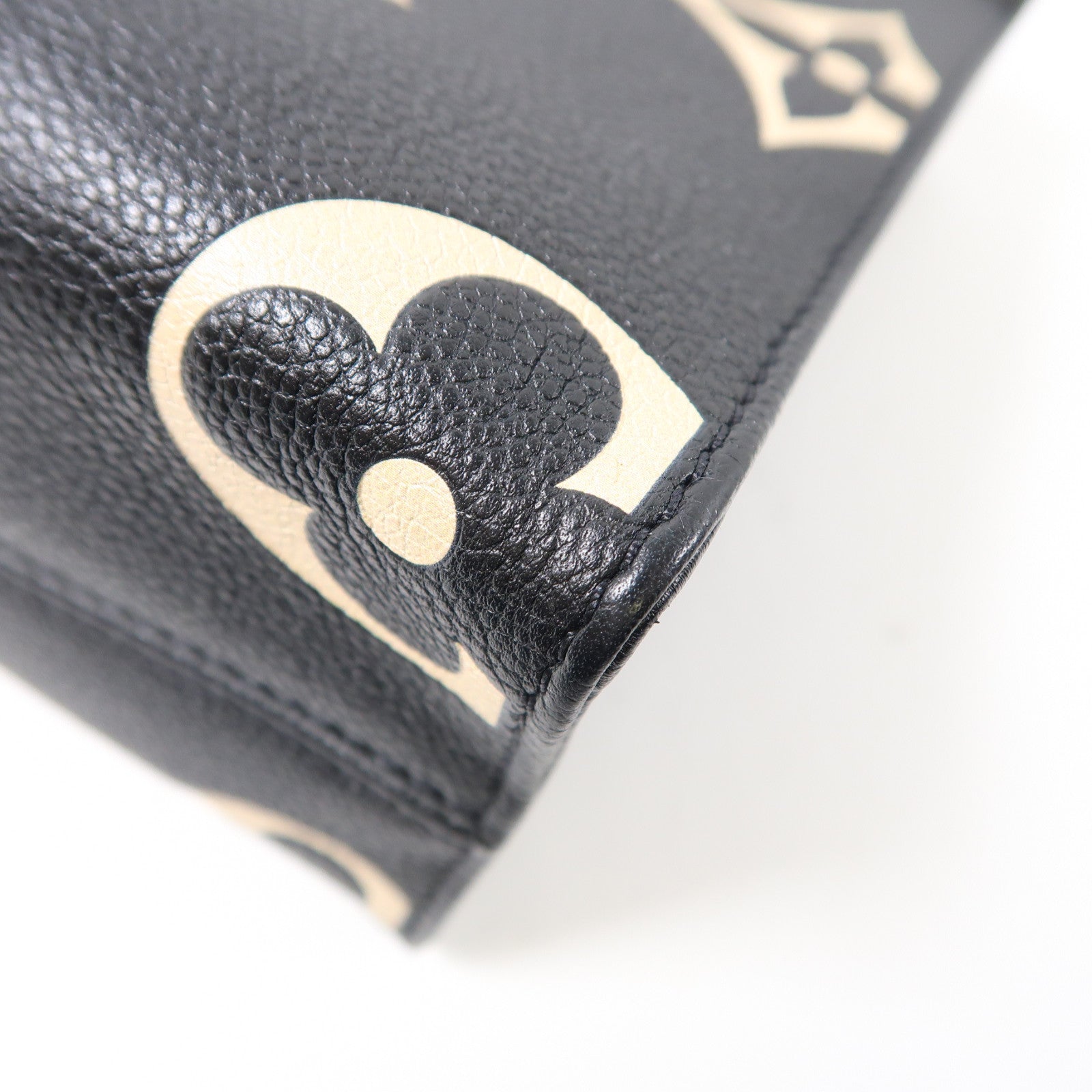 LOUIS VUITTON LV On The Go PM 2 Way Bag M45659 Monogram Empreinte Black/Beige