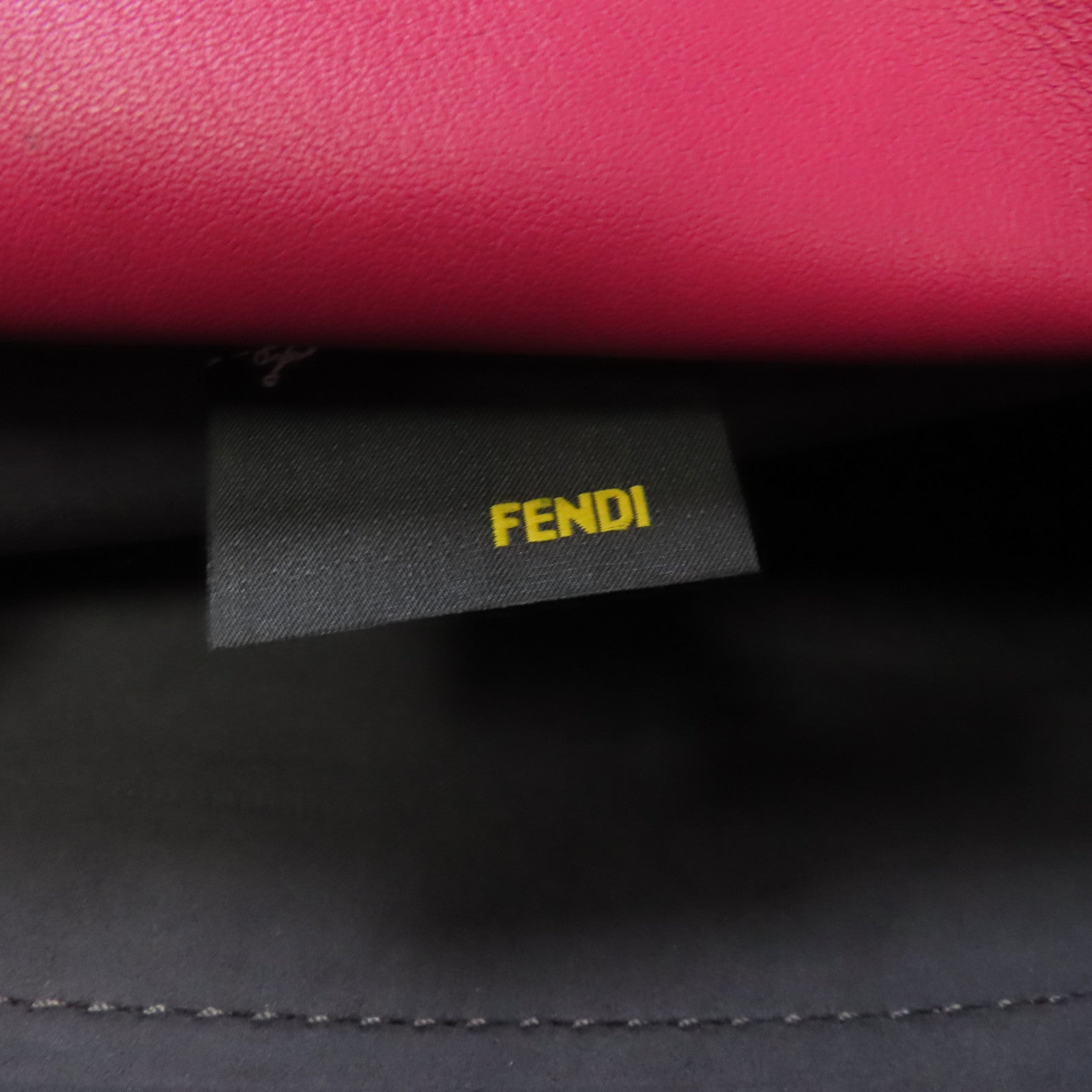 FENDI 牛皮皮革Tote Bag手挽袋紅色