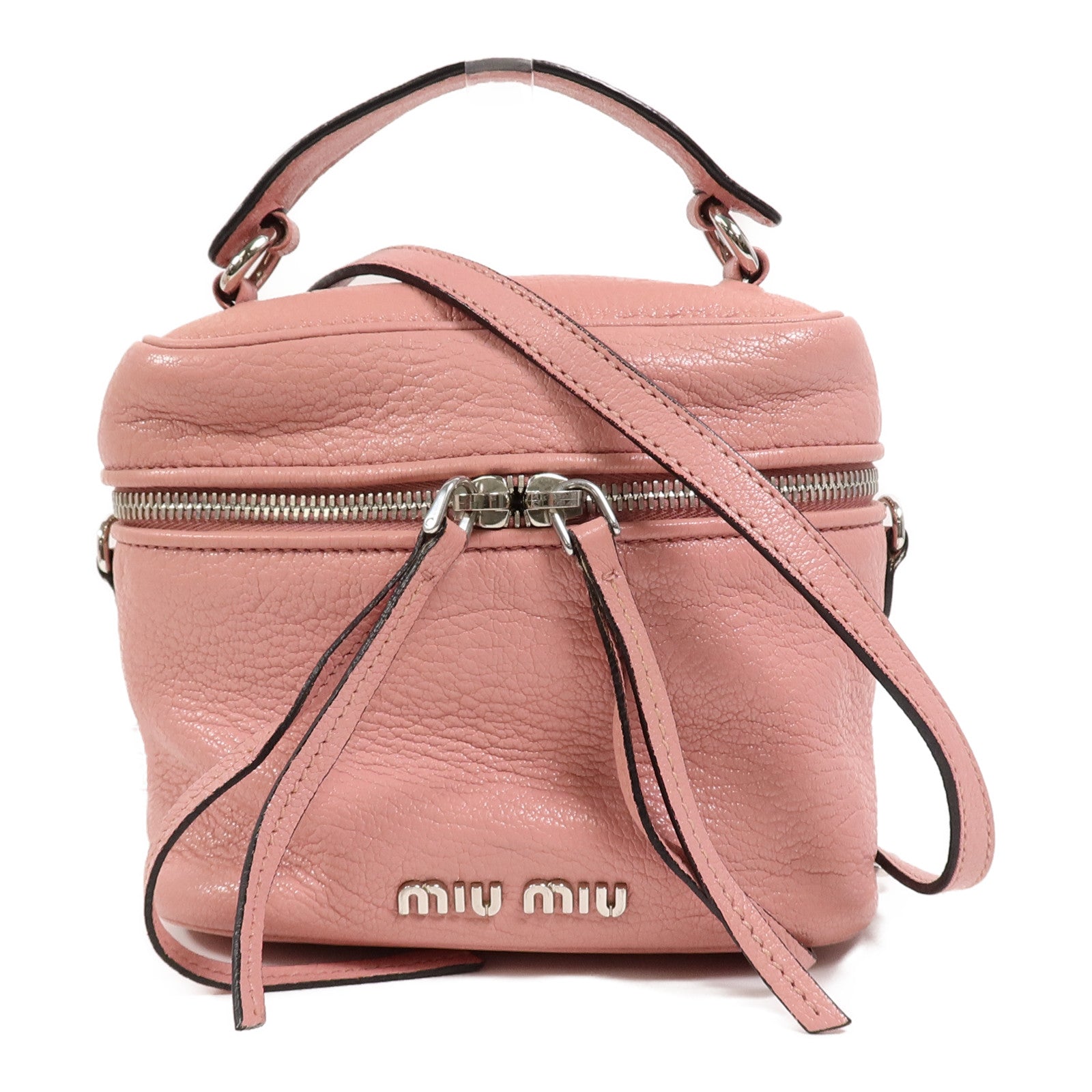 Miu Miu 牛皮皮革Vanity Bag手挽肩背兩用袋