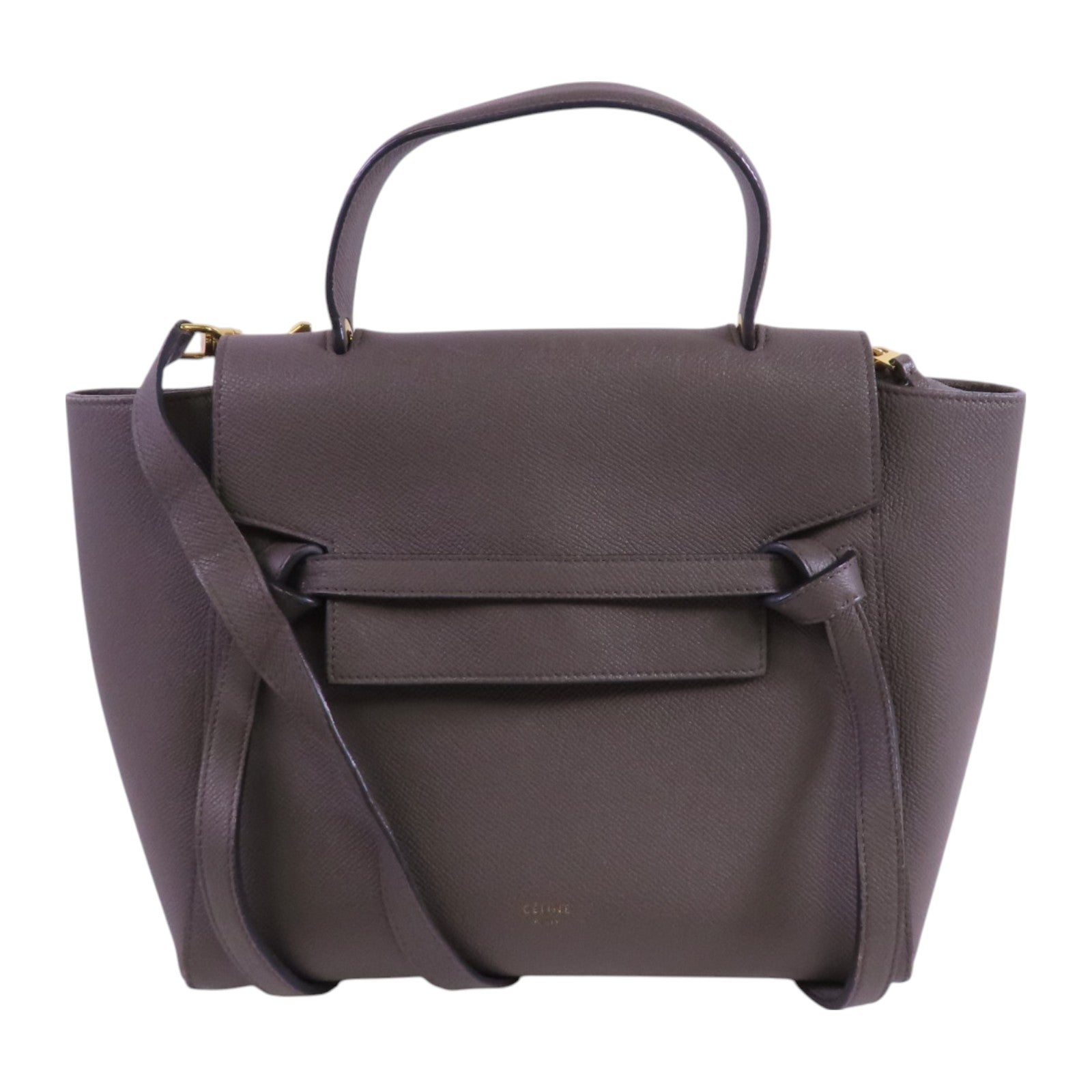 CELINE 牛皮皮革Belt Bag金扣手挽肩背兩用袋