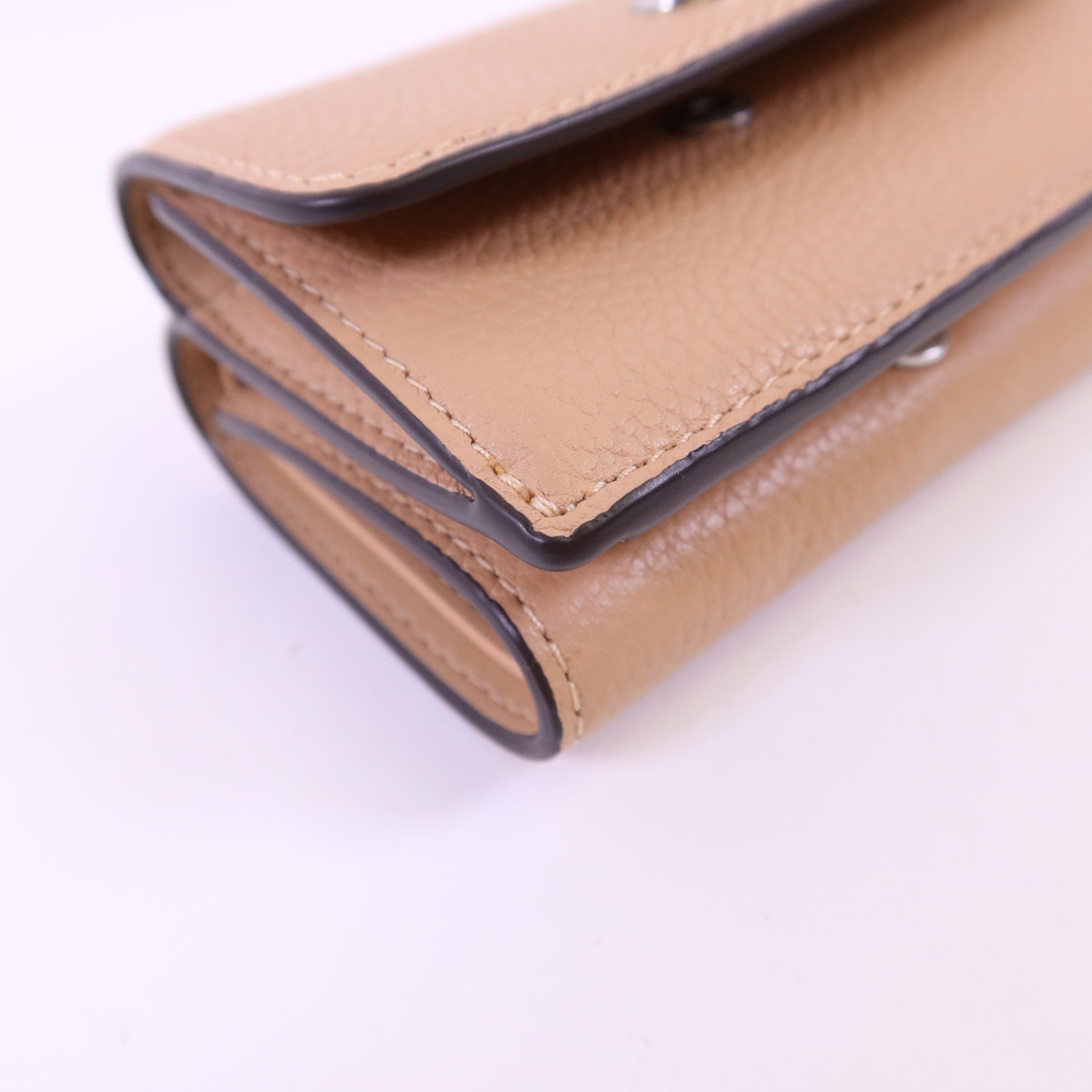 COACH 牛皮皮革Wallet銀扣錢包