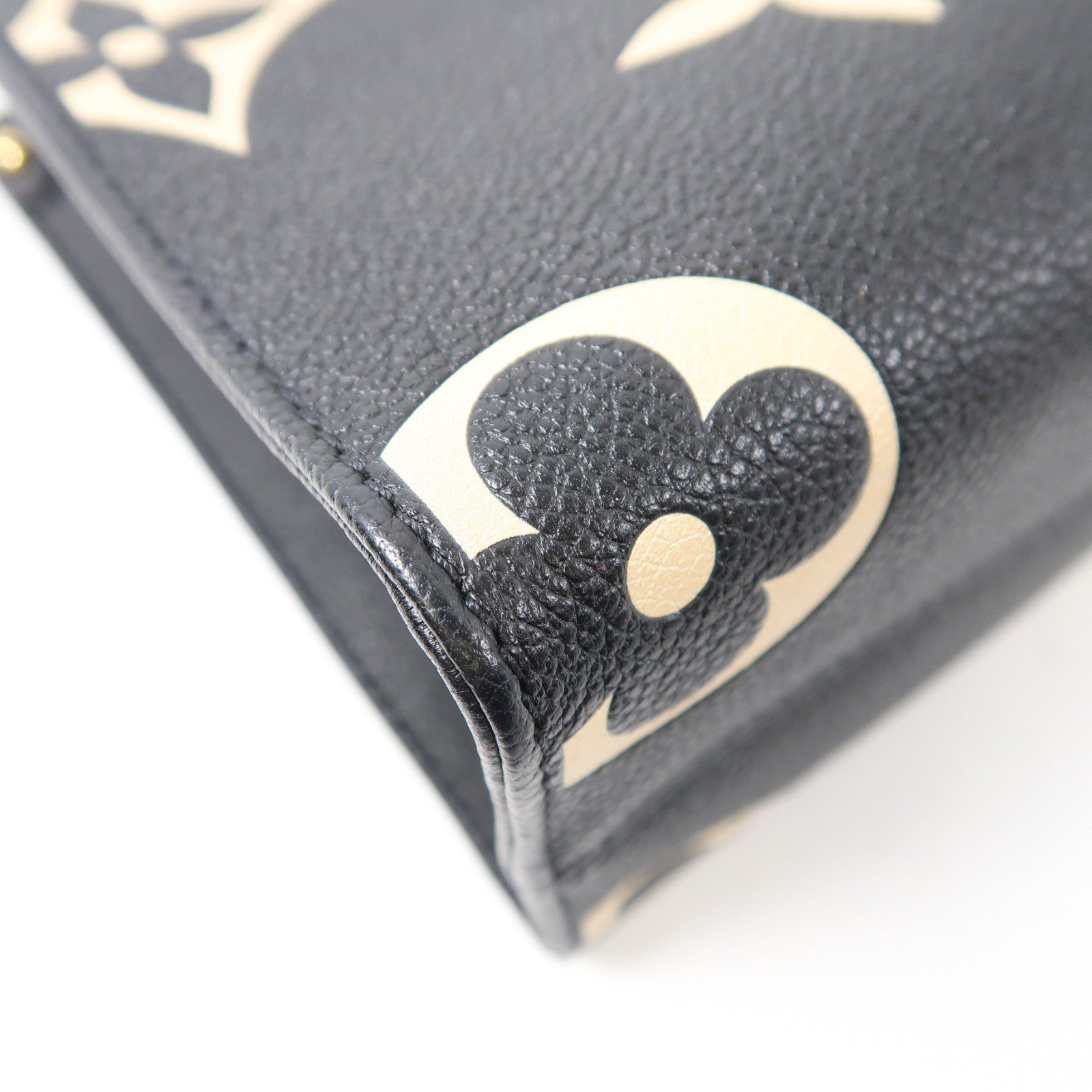 LOUIS VUITTON LV On The Go PM 2 Way Bag M45659 Monogram Empreinte Black/Beige