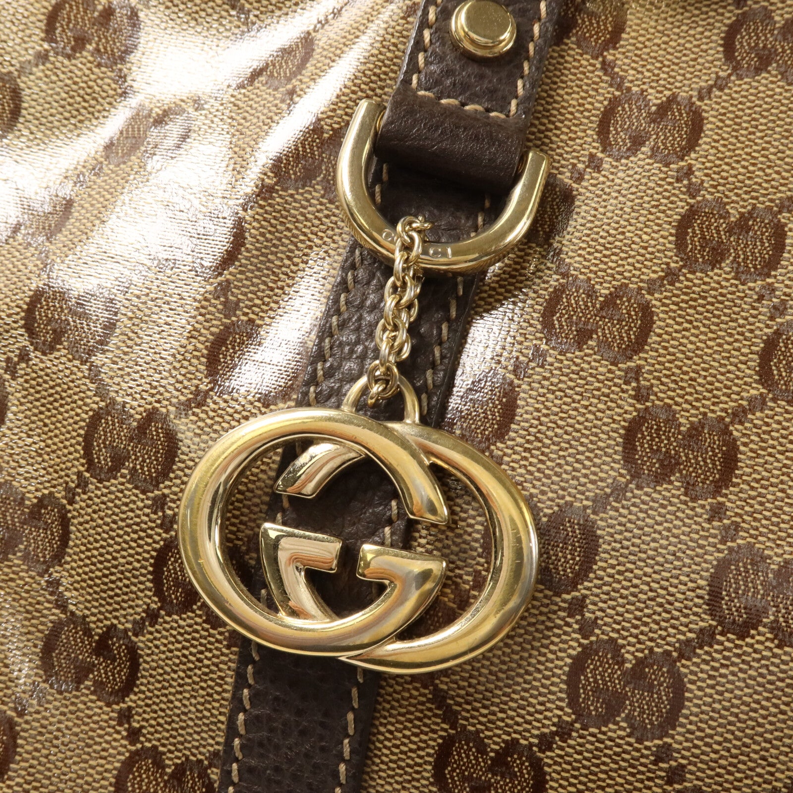 GUCCI 塗層帆布2 Way Shoulder手挽肩背兩用袋