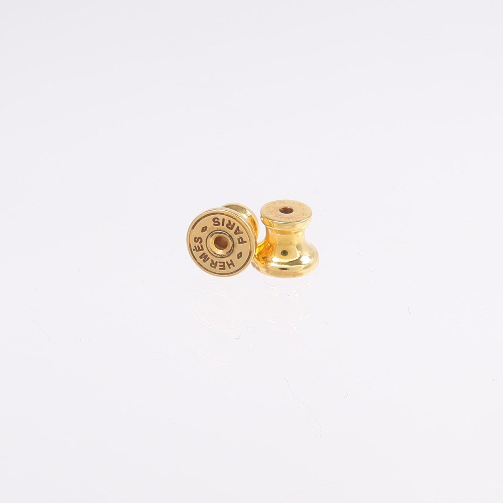 HERMES 金屬Pop H耳環Craie