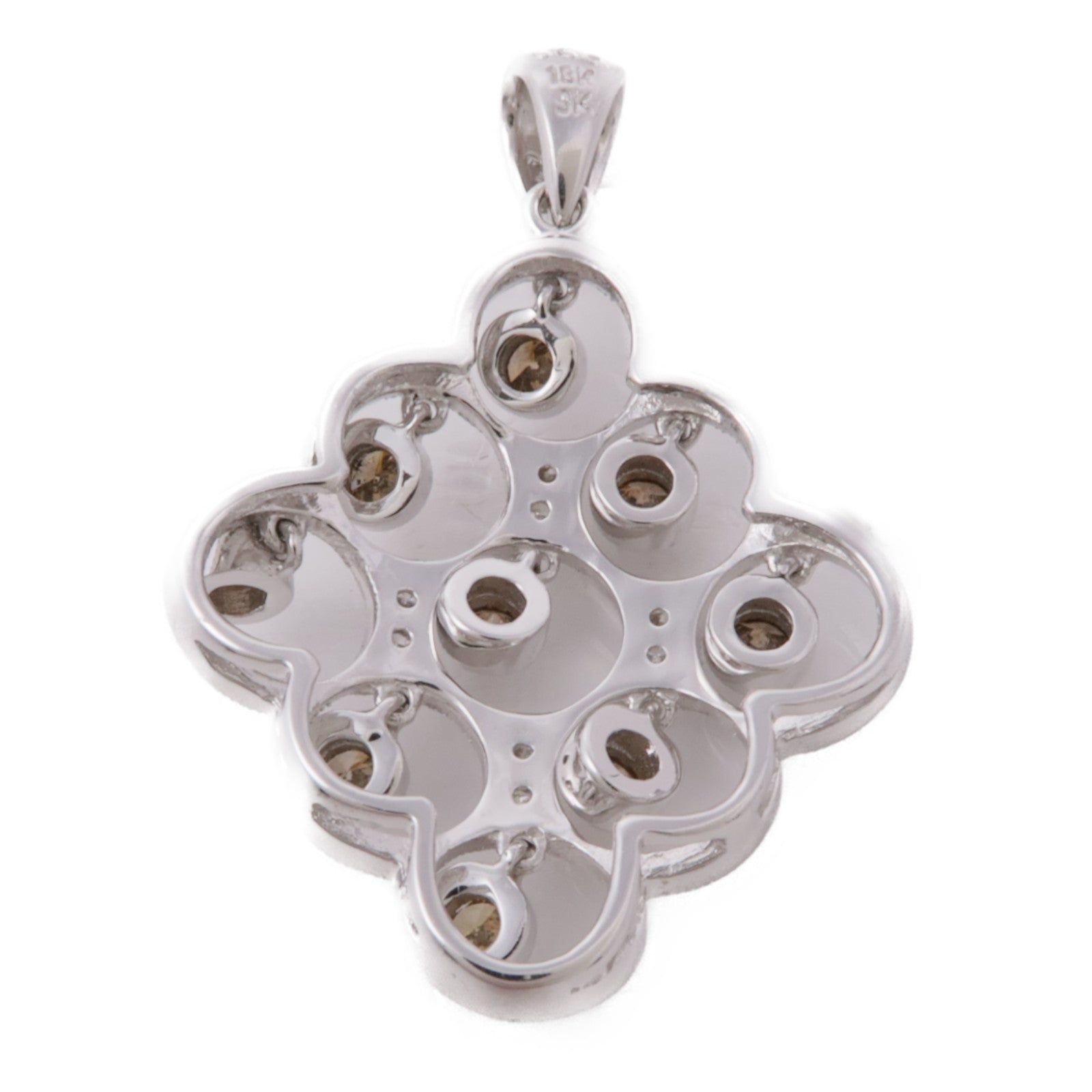 JEWELRY 【激減優惠】18K白金Diamond Pendant Top鑽石吊墜