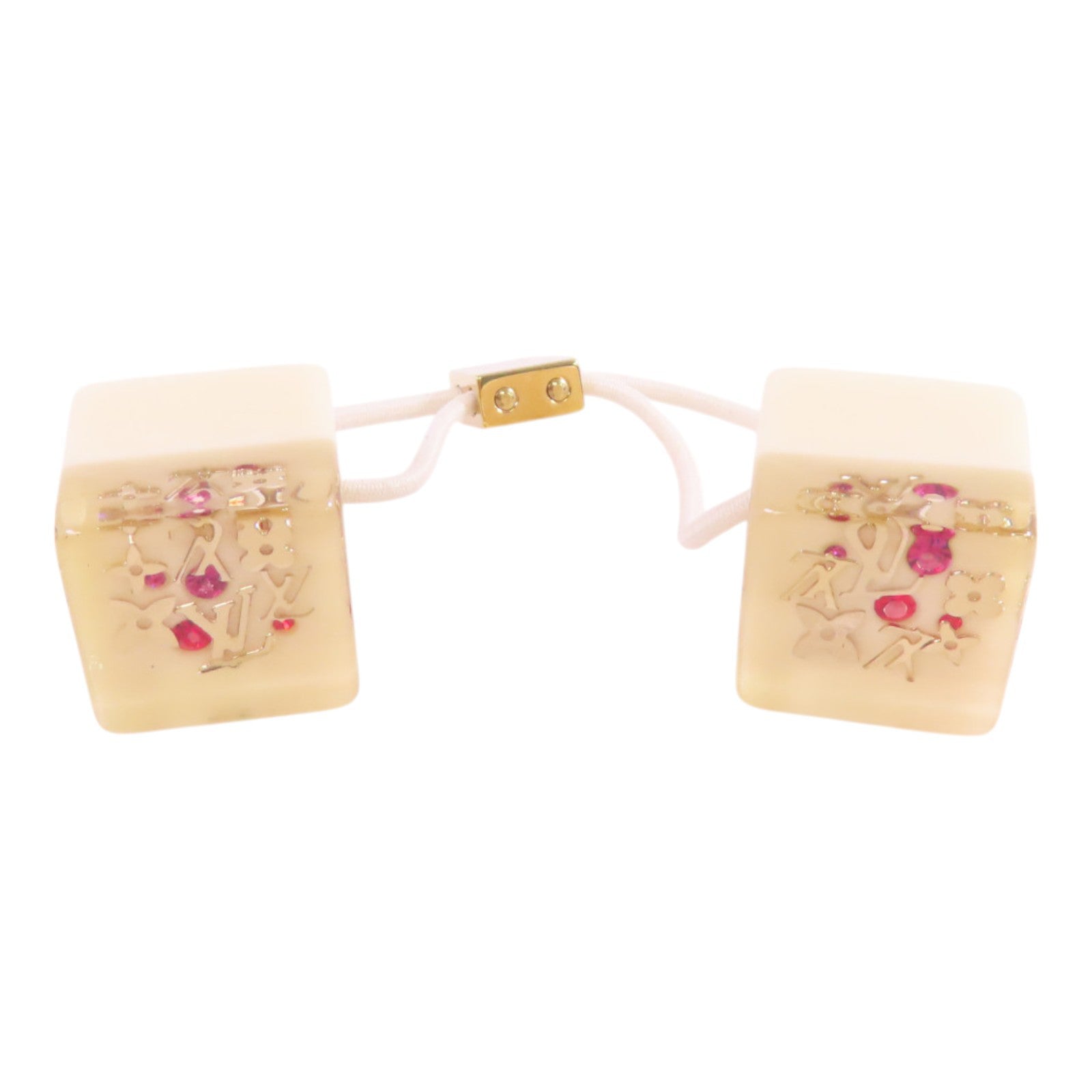LOUIS VUITTON PVC/Resin Hair Cube髮夾
