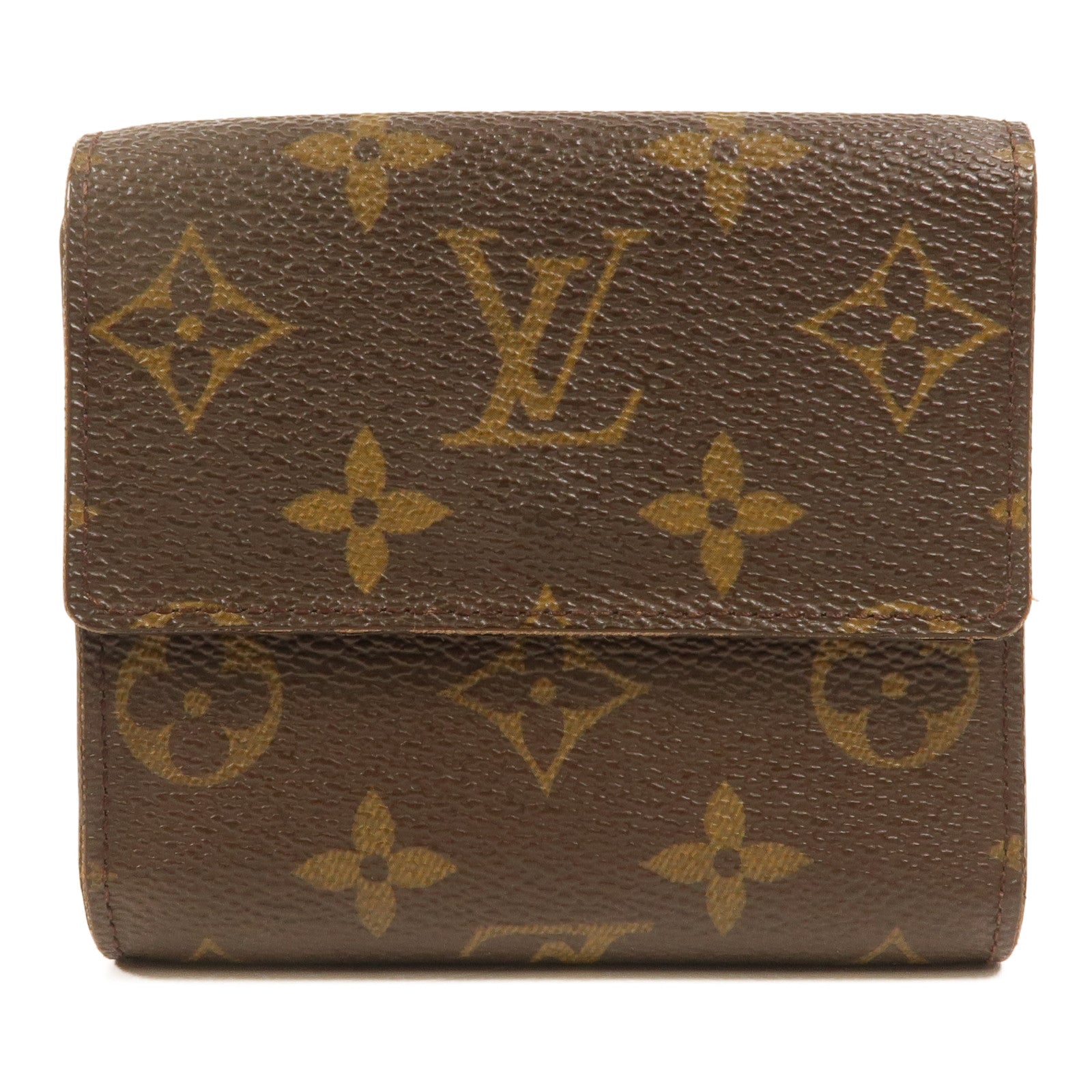 LOUIS VUITTON Monogram Portefeuille Elise Wallet金扣錢包
