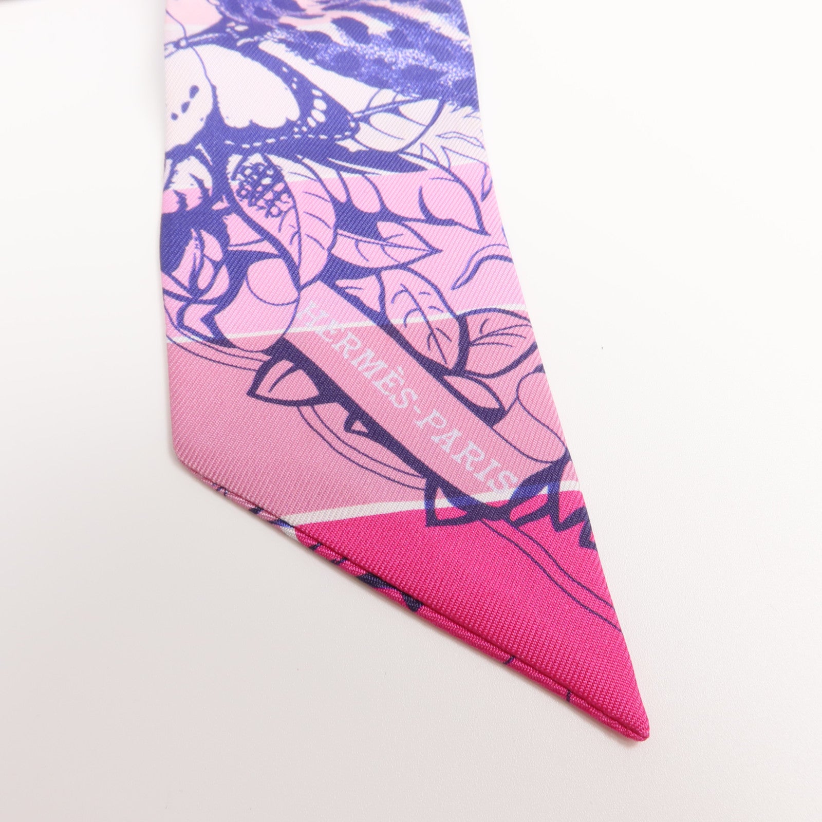 HERMES 絲質Twilly絲巾