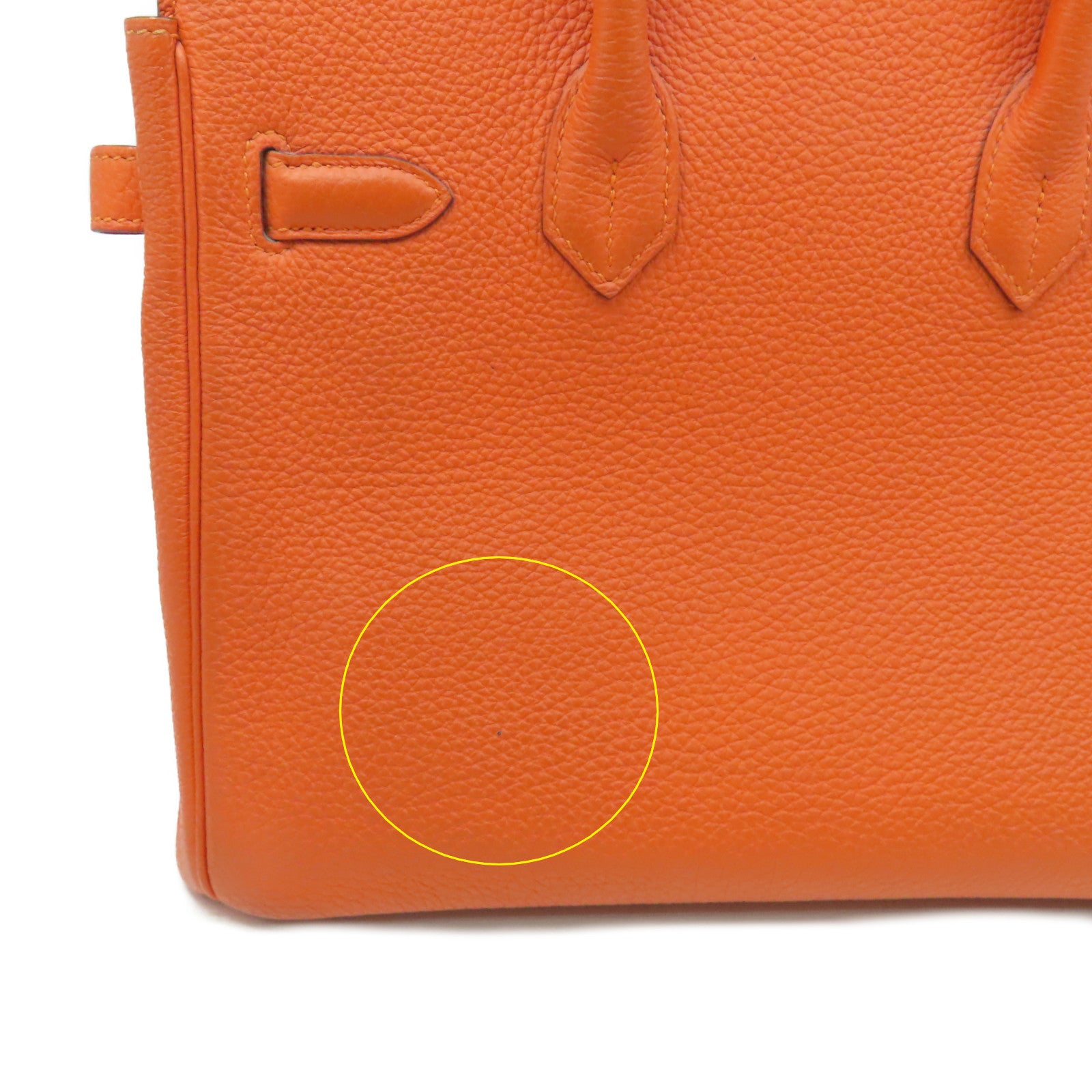 HERMES 【激減優惠】Togo Birkin 30 Hand Bag銀扣手挽袋Feu/火焰橘色