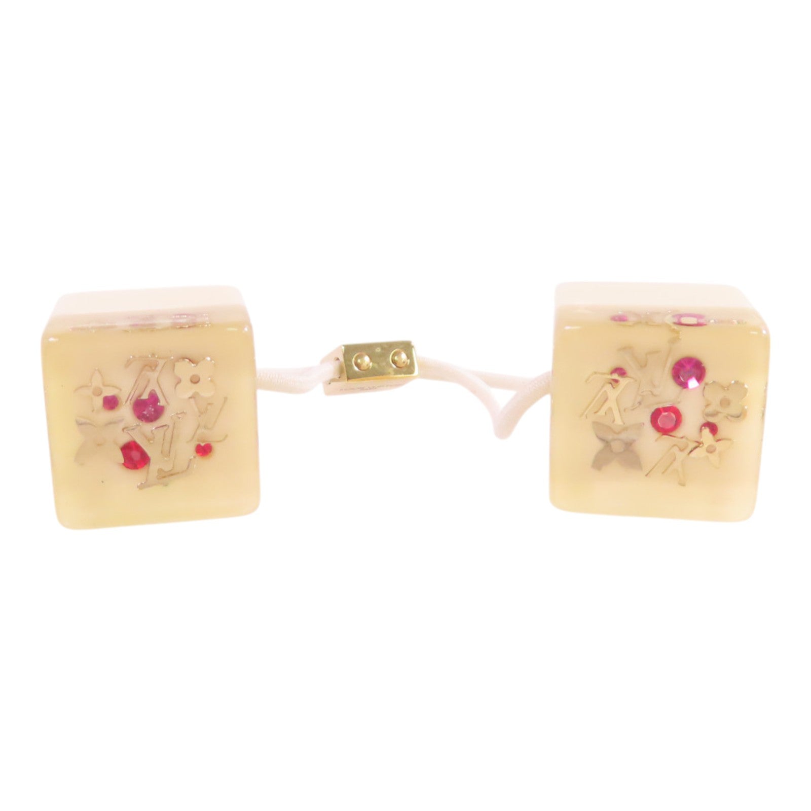 LOUIS VUITTON PVC/Resin Hair Cube髮夾