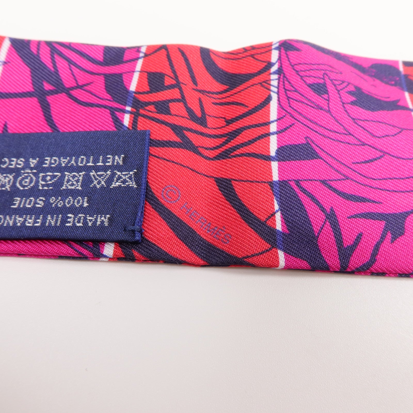 HERMES 絲質Twilly絲巾