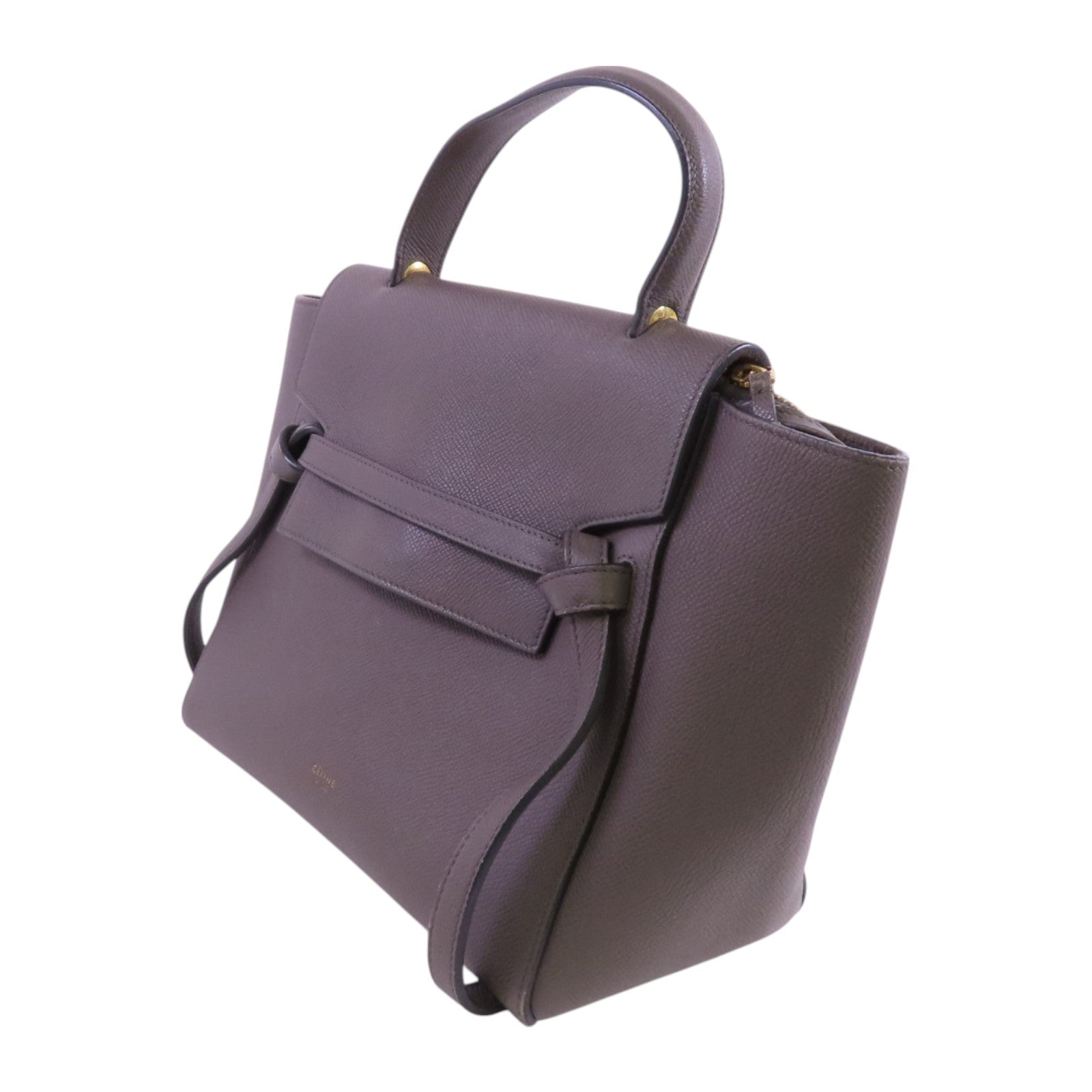 CELINE 牛皮皮革Belt Bag金扣手挽肩背兩用袋