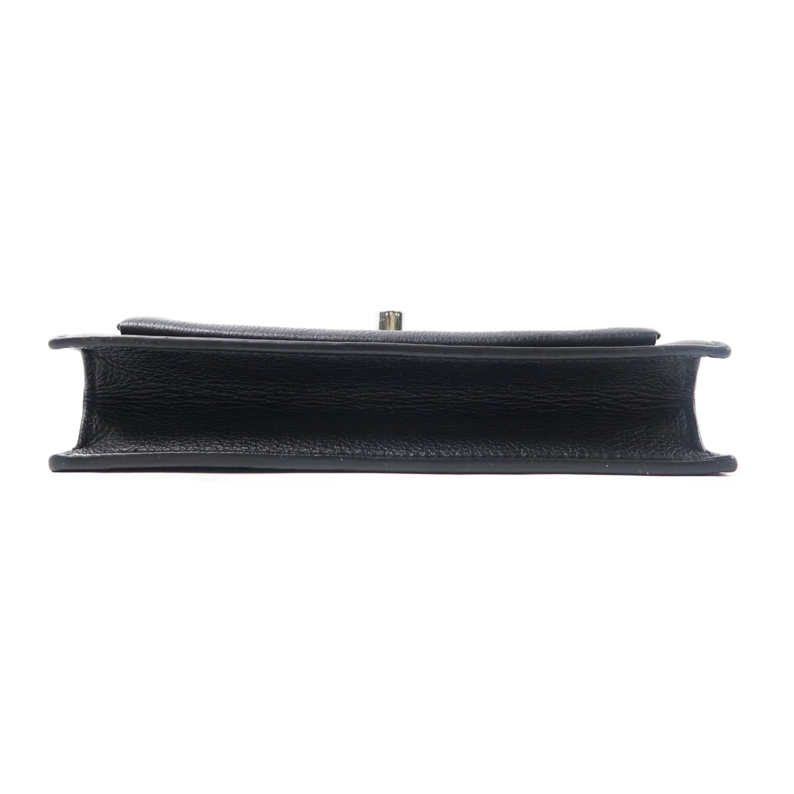 LOUIS VUITTON LV SHW Mylockme Chain Shoulder Bag M63471 Calfskin Leather Black