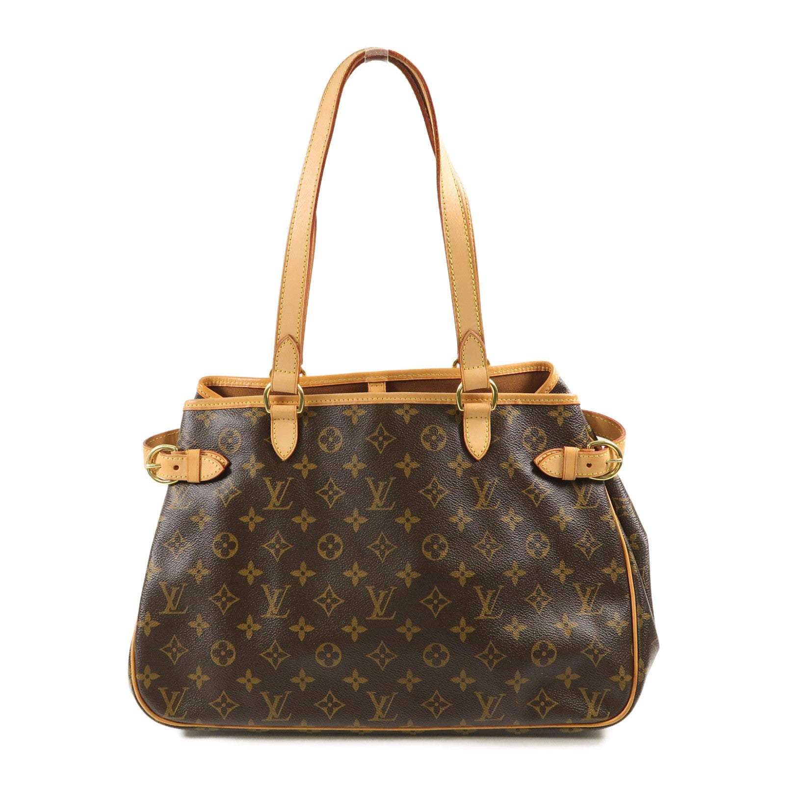 LOUIS VUITTON Monogram Batignolles Horizontal金扣肩背袋啡色