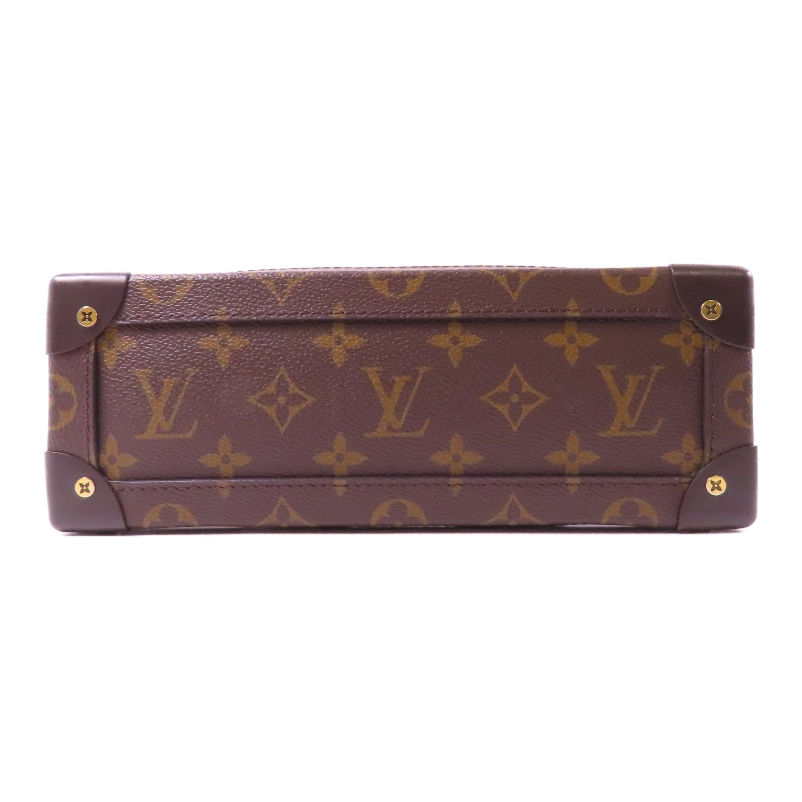 LOUIS VUITTON 【激減優惠】Monogram Cress Soft Trunk金扣肩背袋啡色