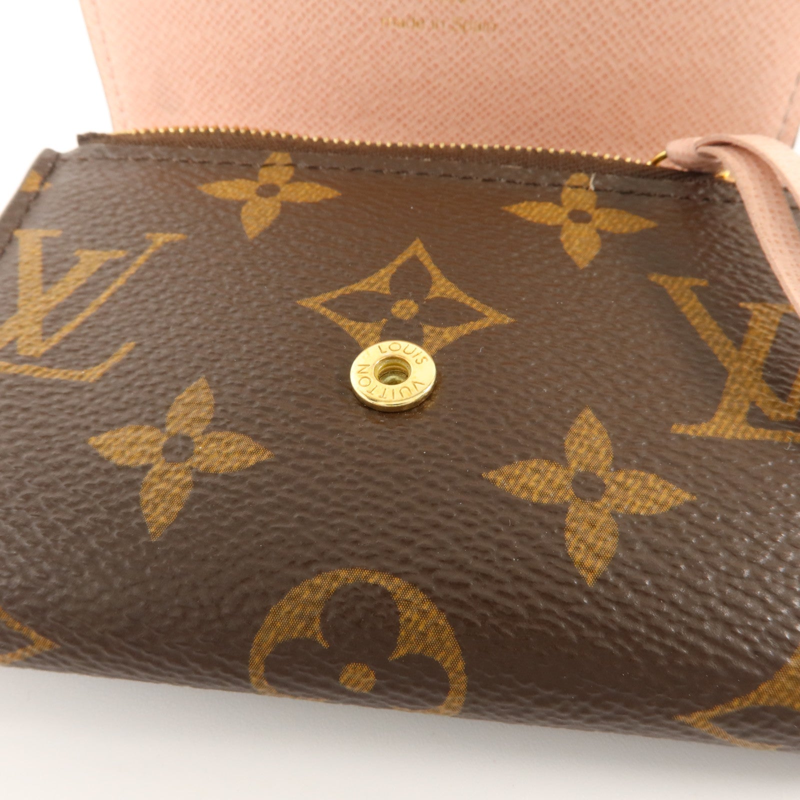 LOUIS VUITTON Monogram Rosalie Coin Purse金扣零錢包