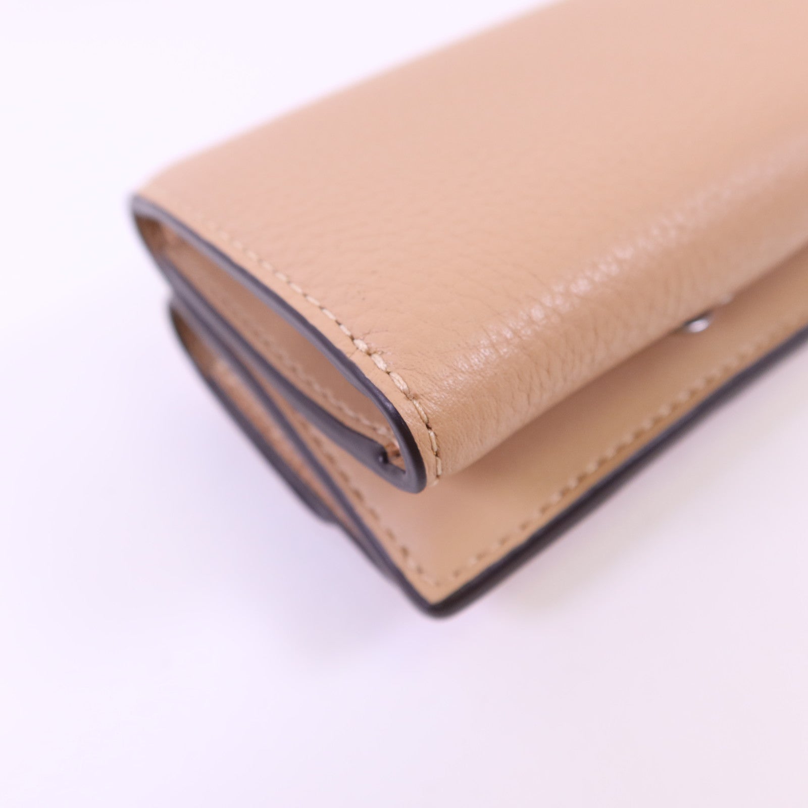 COACH 牛皮皮革Wallet銀扣錢包