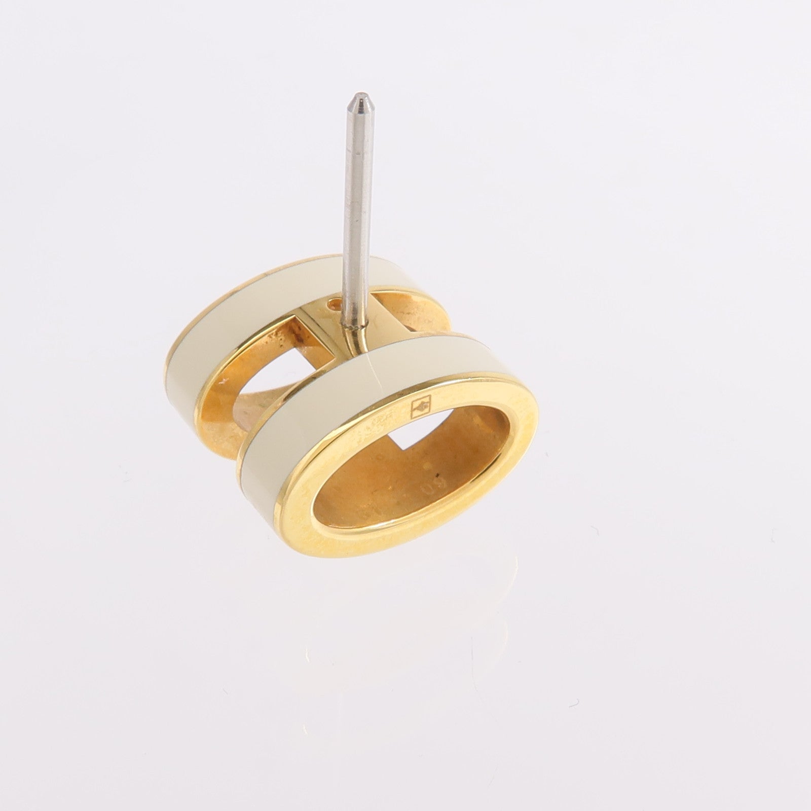 HERMES 金屬Pop H耳環Craie