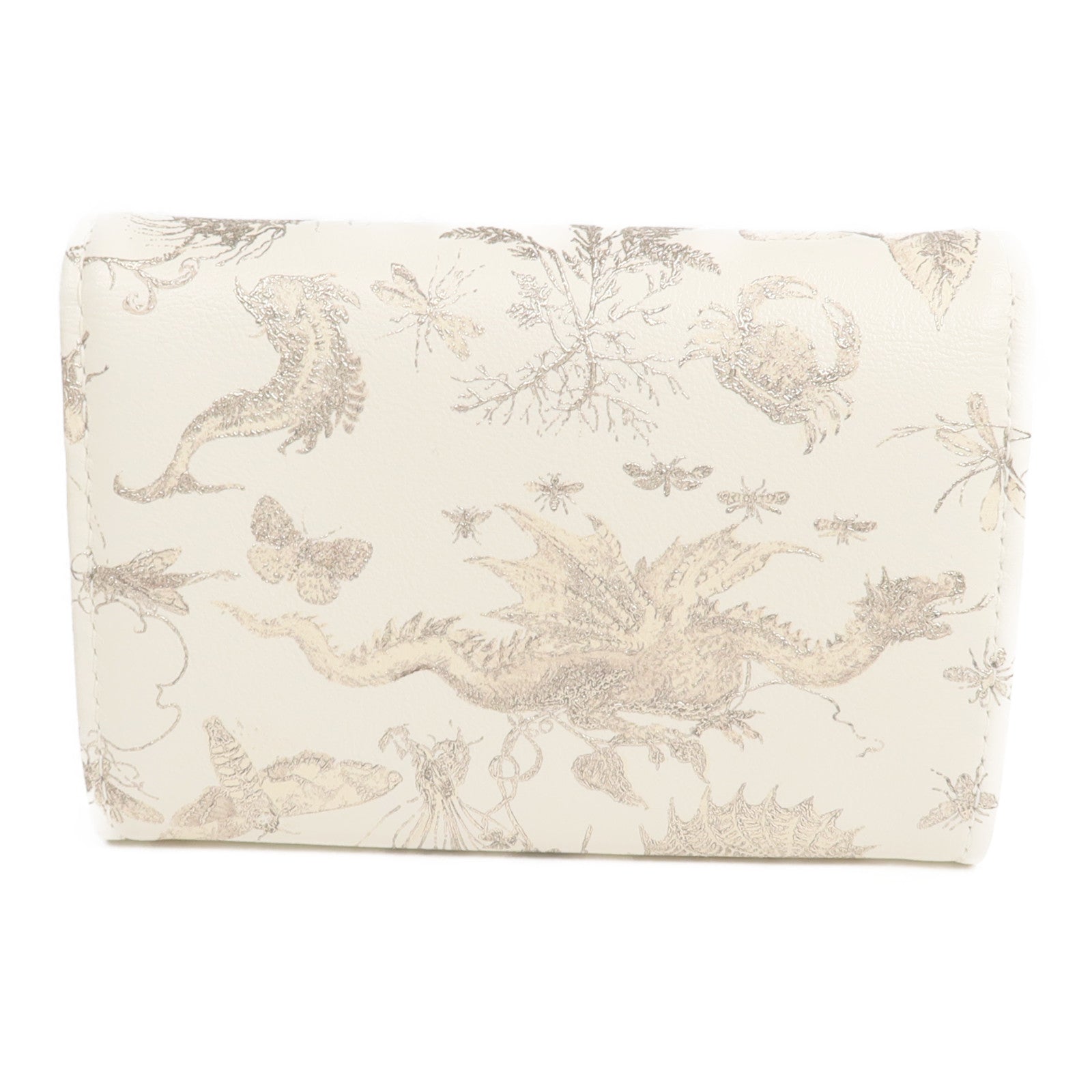 Dior 牛皮皮革Wallet金扣錢包