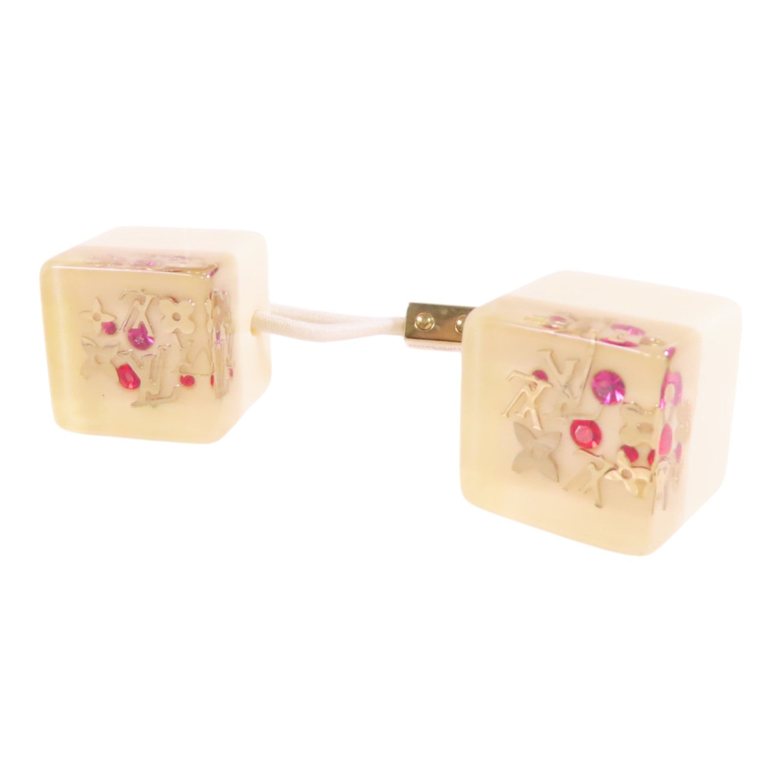 LOUIS VUITTON PVC/Resin Hair Cube髮夾