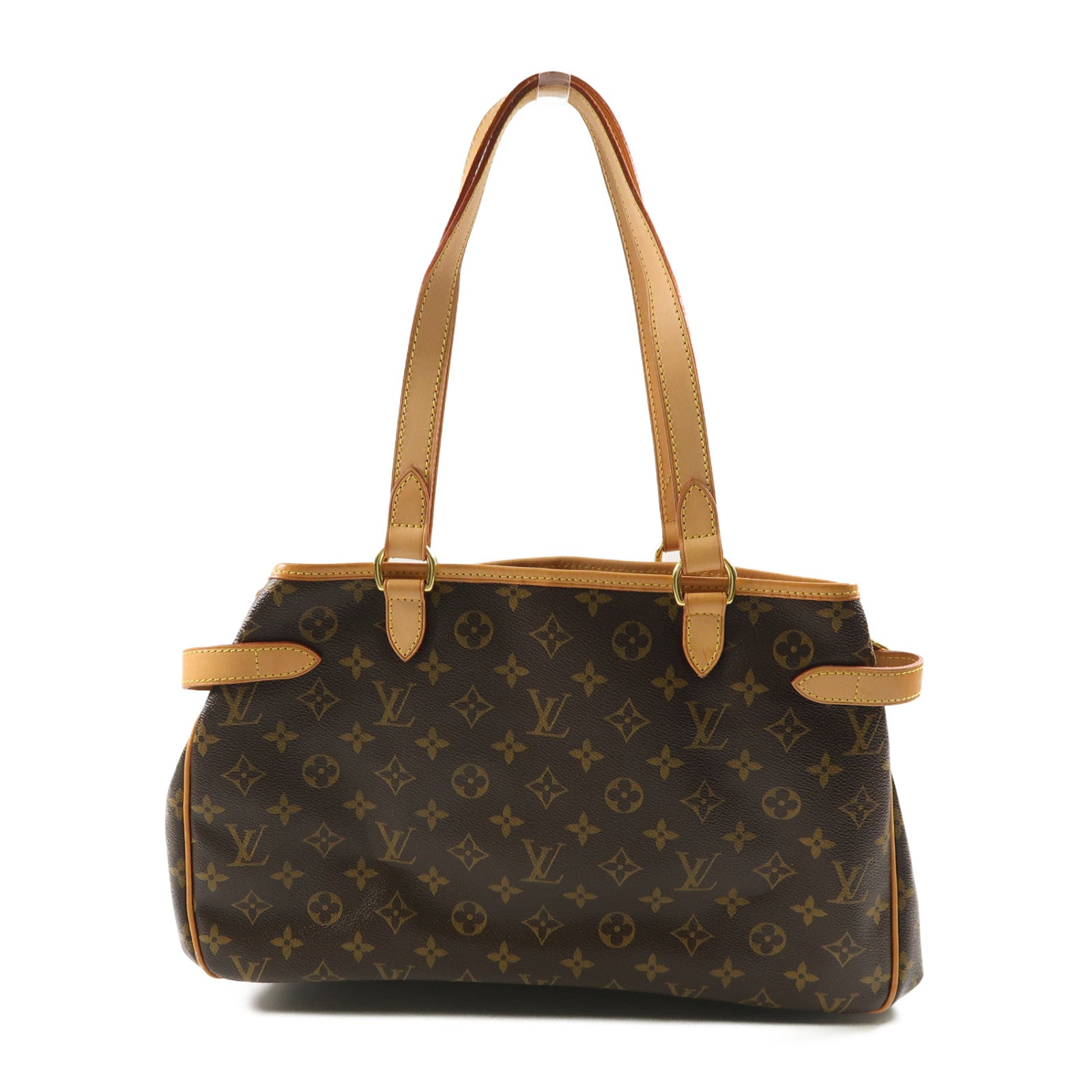 LOUIS VUITTON Monogram Batignolles Horizontal金扣肩背袋啡色