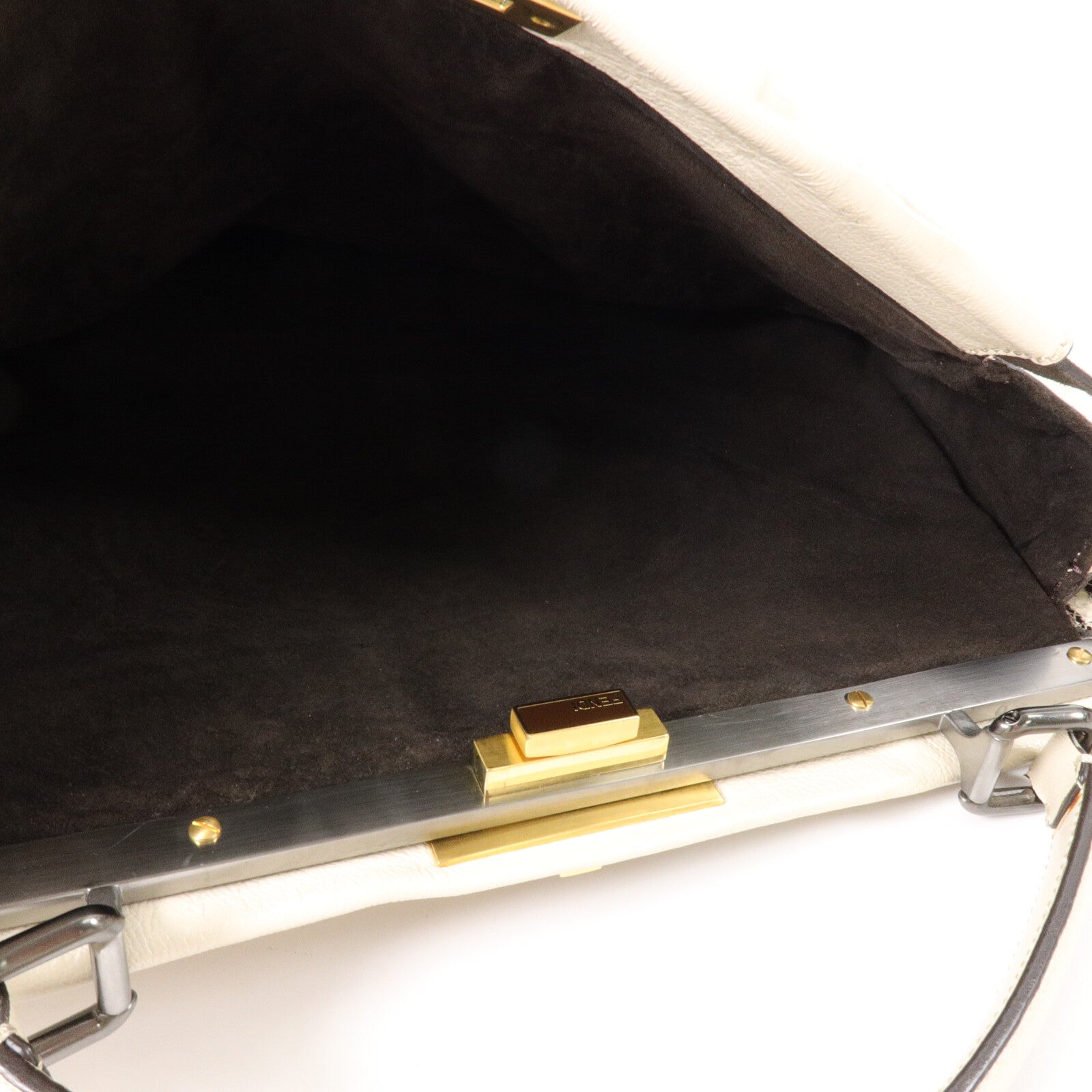 FENDI 蛇皮皮革/Ombre Leather Peekaboo Large手挽肩背兩用袋
