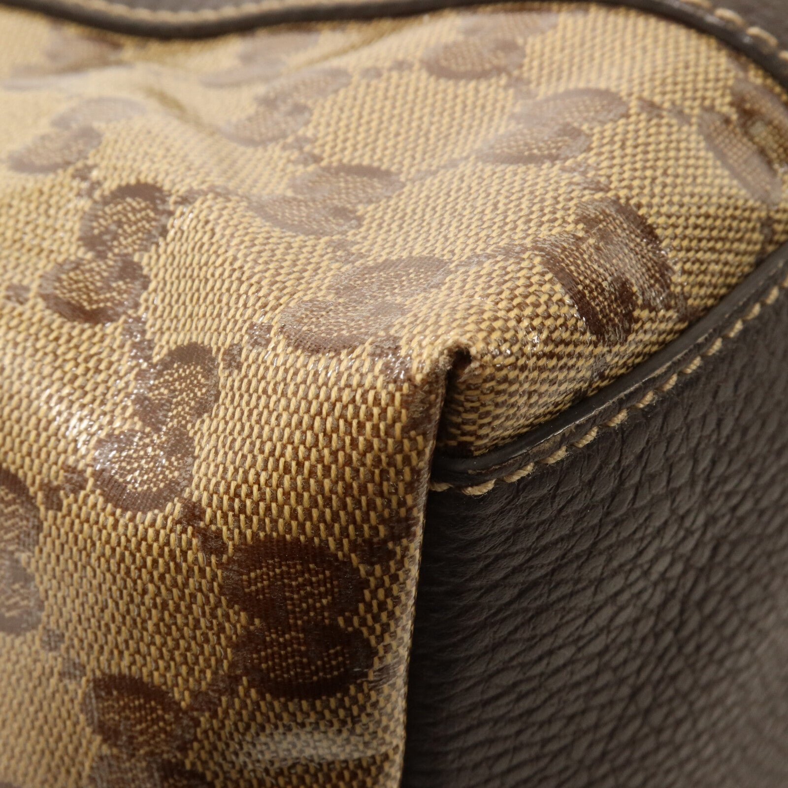 GUCCI 塗層帆布2 Way Shoulder手挽肩背兩用袋