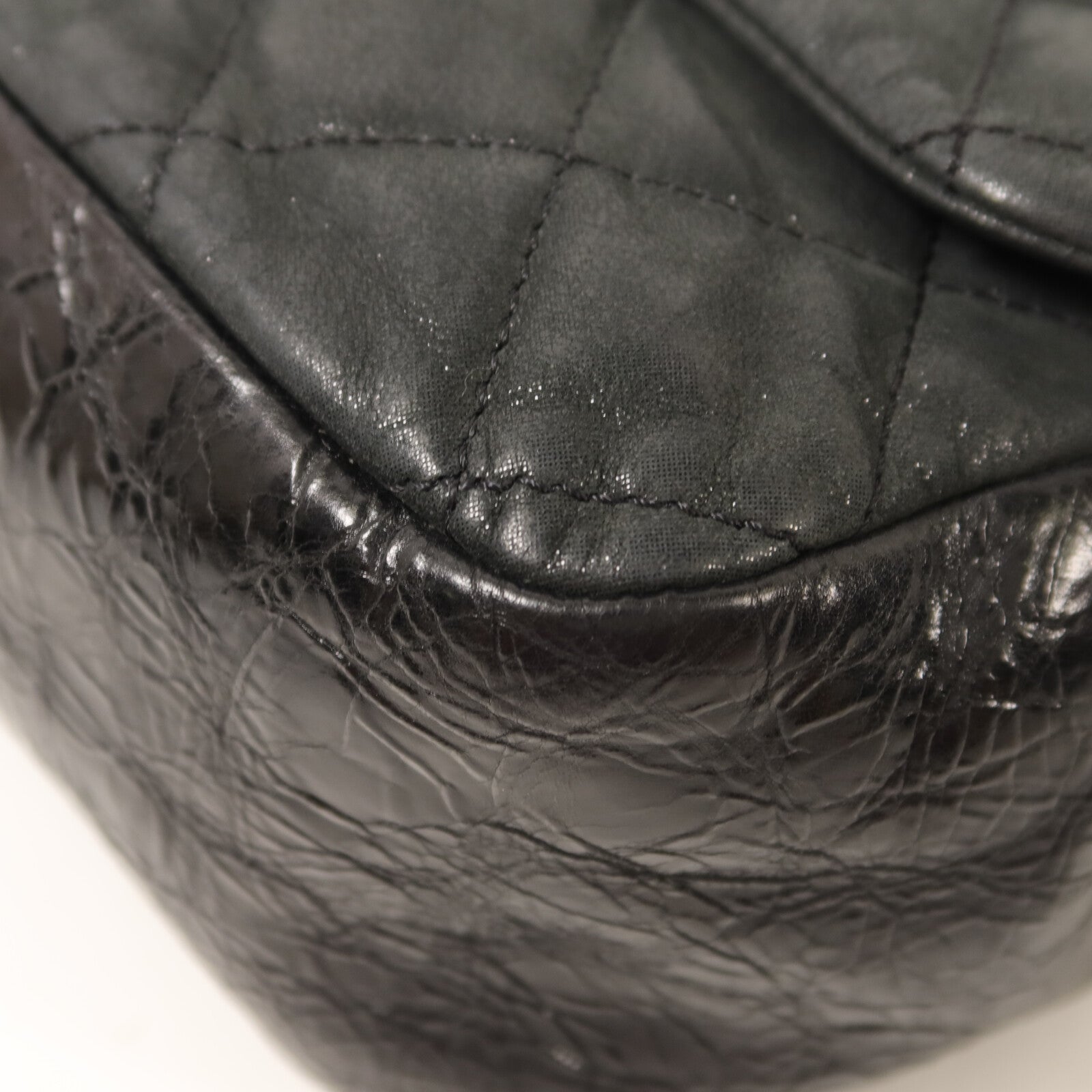 CHANEL 牛皮皮革In The Mix Flap Bag鏈帶手挽肩背兩用袋