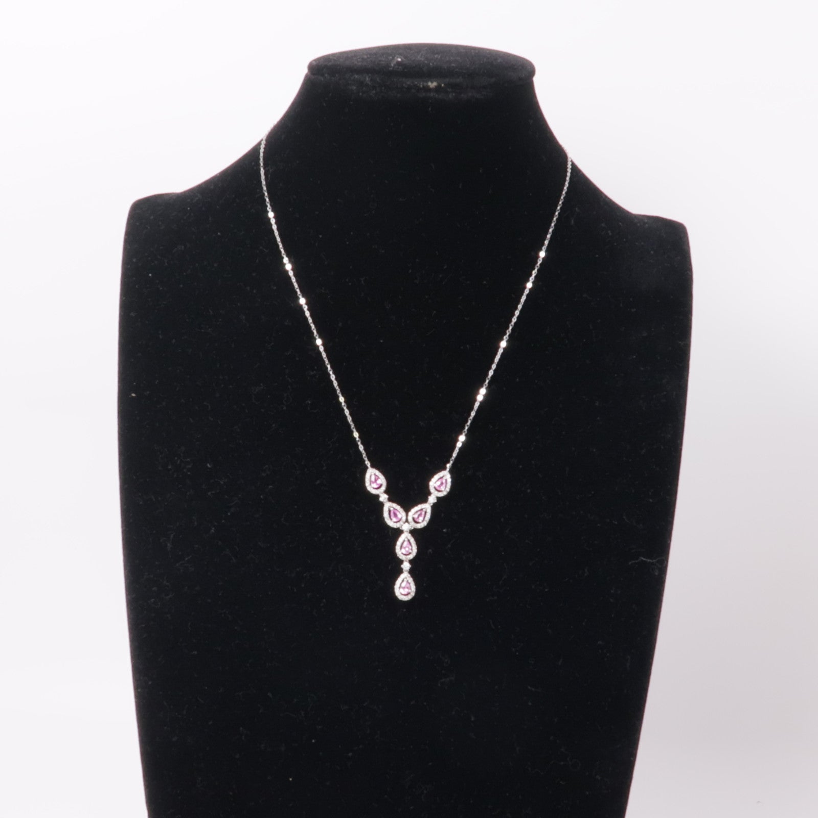 JEWELRY 18K白金Diamond Necklace鑽石項鍊