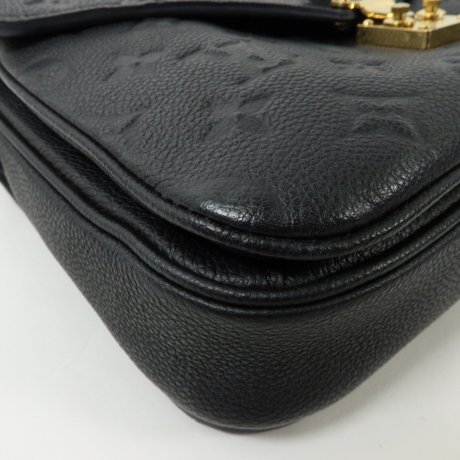 LOUIS VUITTON Monogram Empreinte Pochette Metis金扣手挽肩背兩用袋