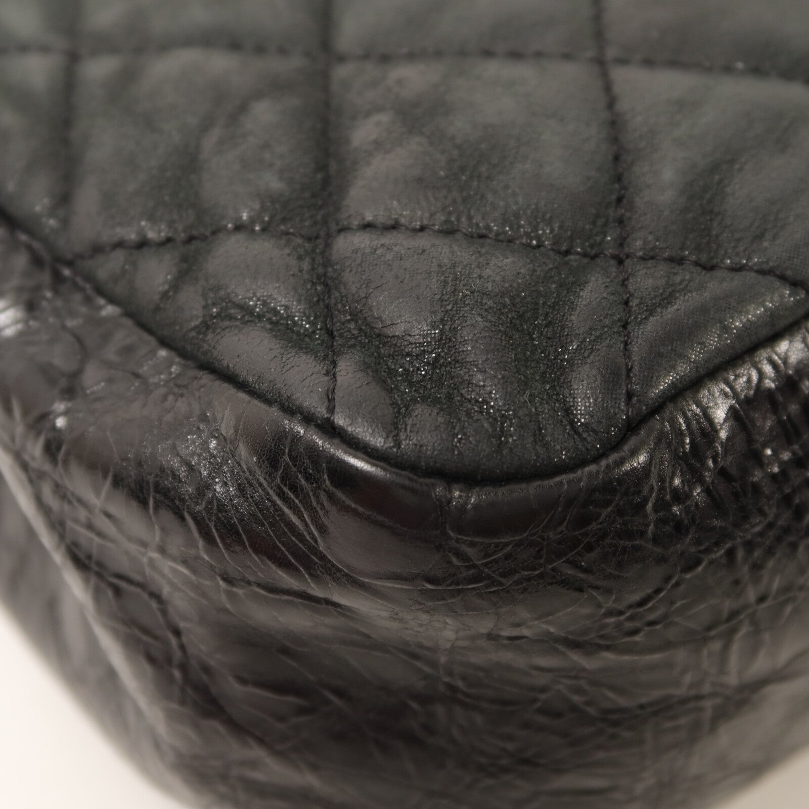 CHANEL 牛皮皮革In The Mix Flap Bag鏈帶手挽肩背兩用袋