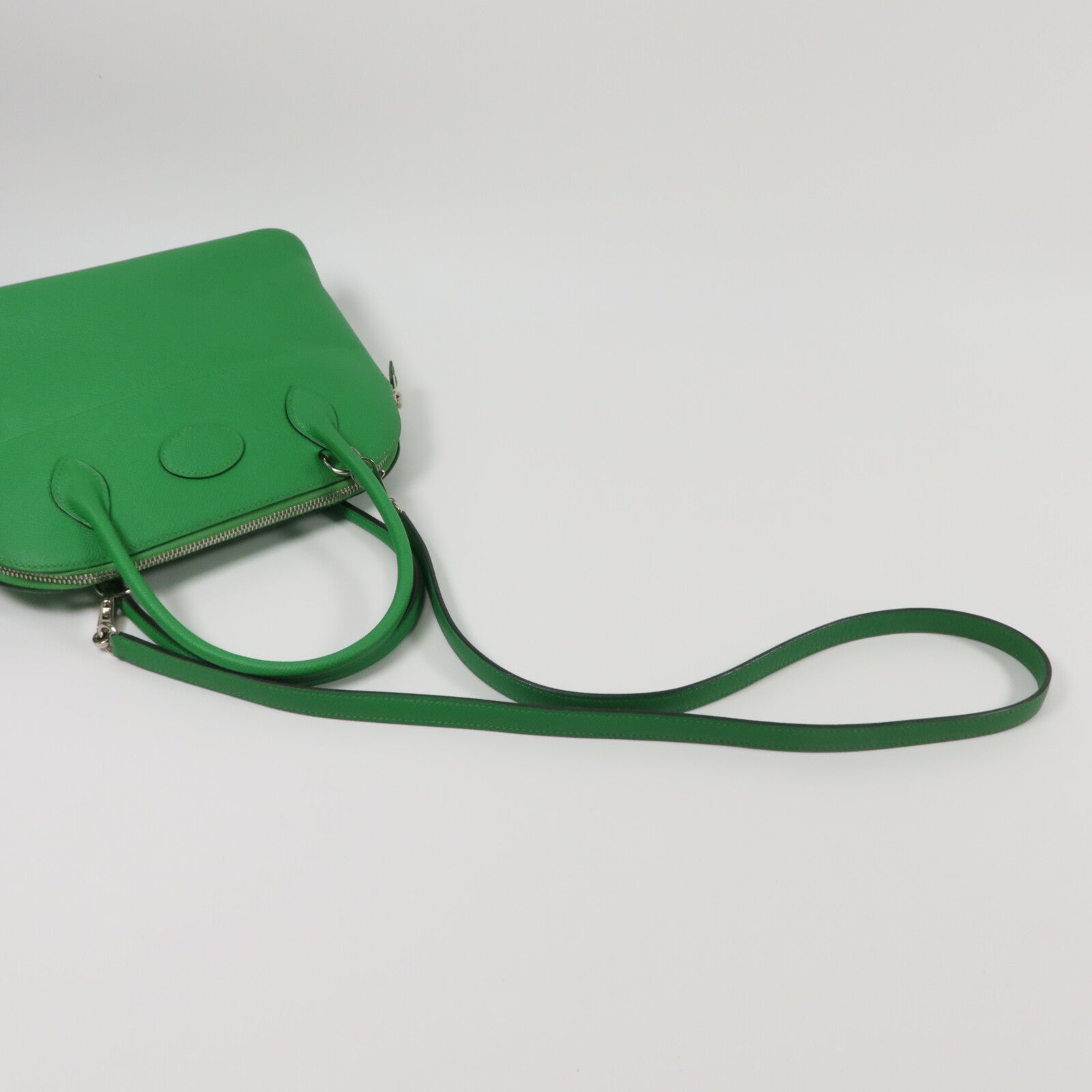 HERMES Epsom皮革Bolide 27手挽肩背兩用袋Bambou