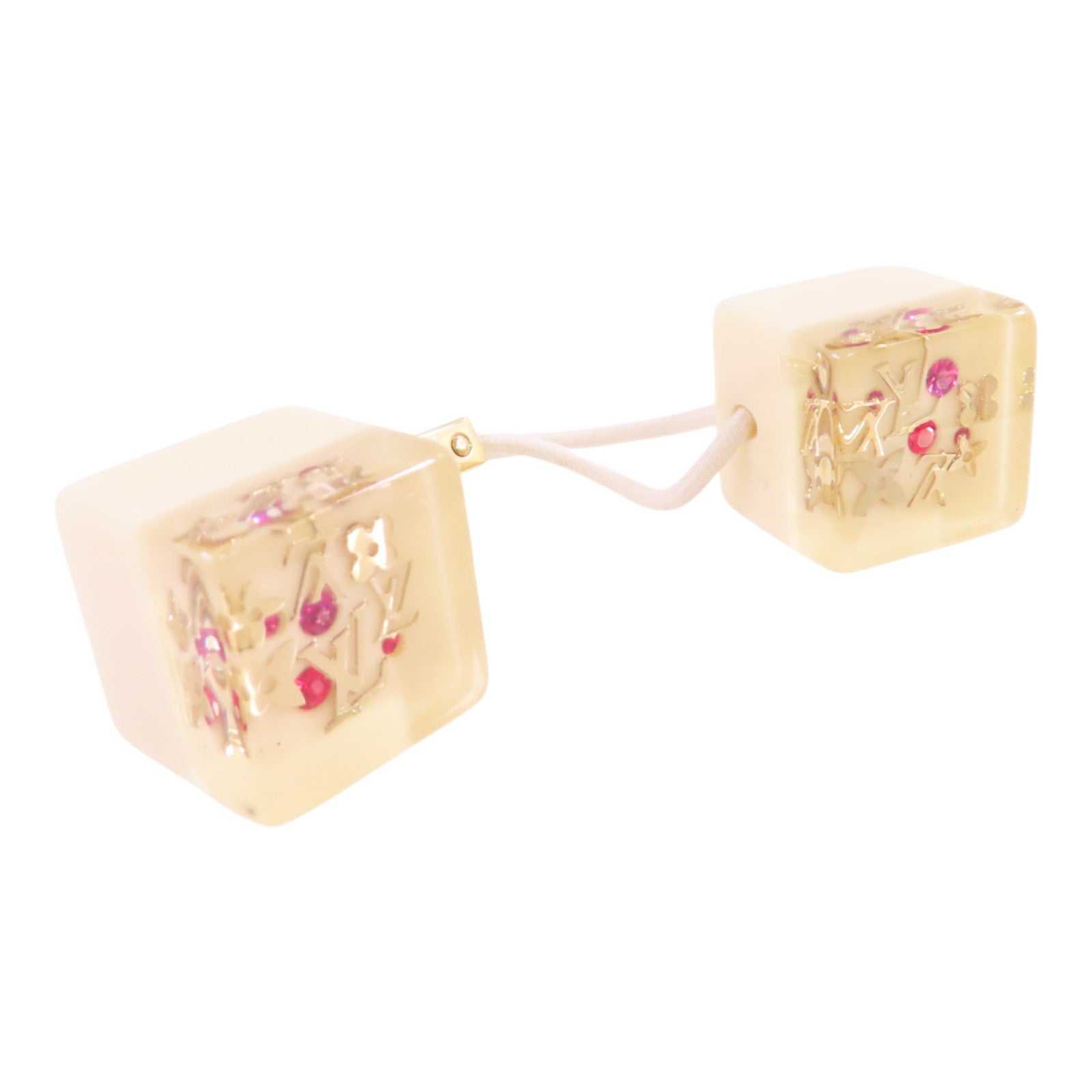LOUIS VUITTON PVC/Resin Hair Cube髮夾