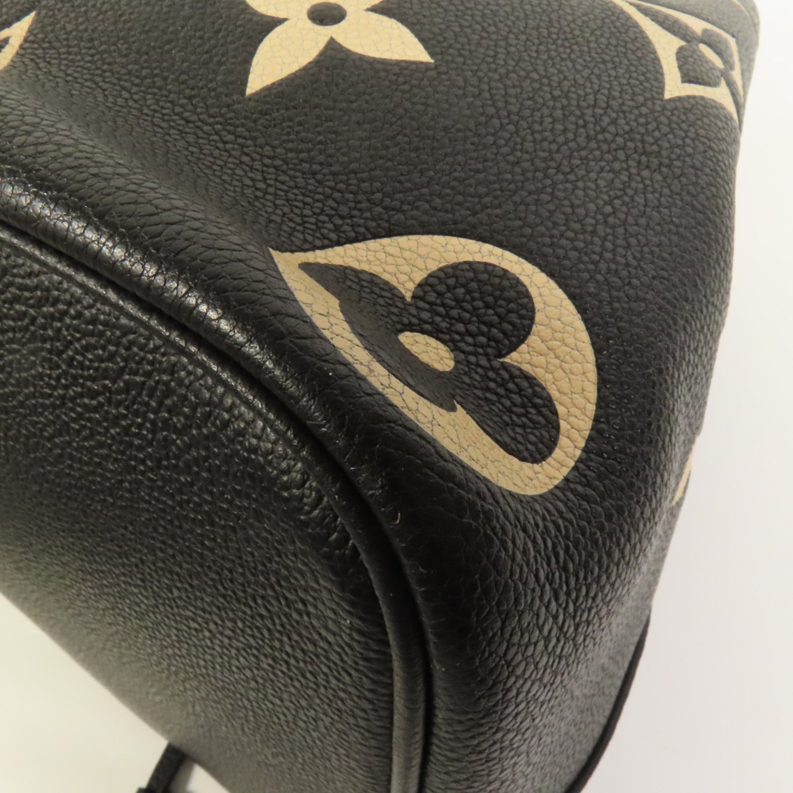 LOUIS VUITTON Monogram Empreinte Bicolor Neo Noe MM金扣手挽肩背兩用袋