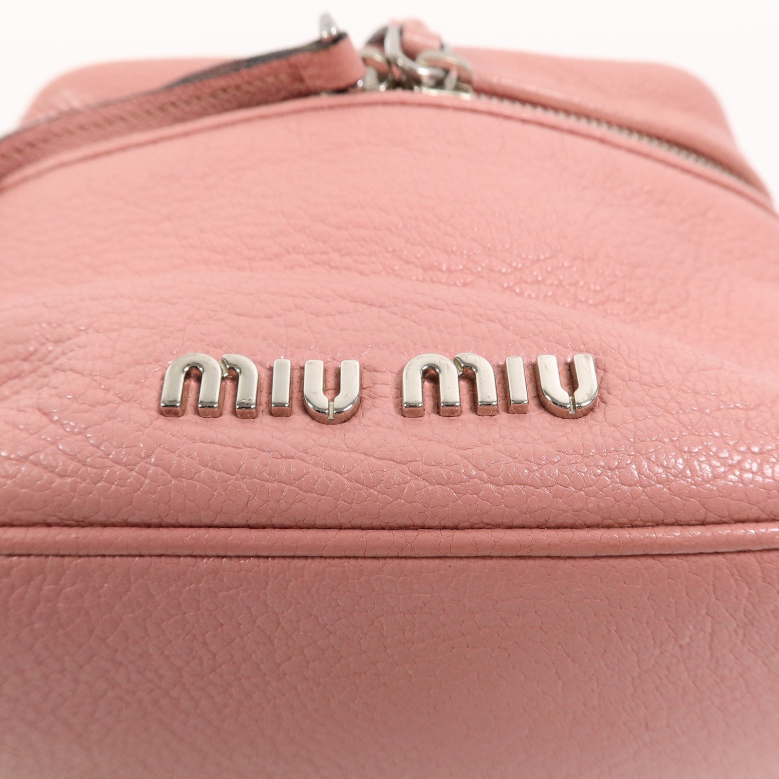 Miu Miu 牛皮皮革Vanity Bag手挽肩背兩用袋