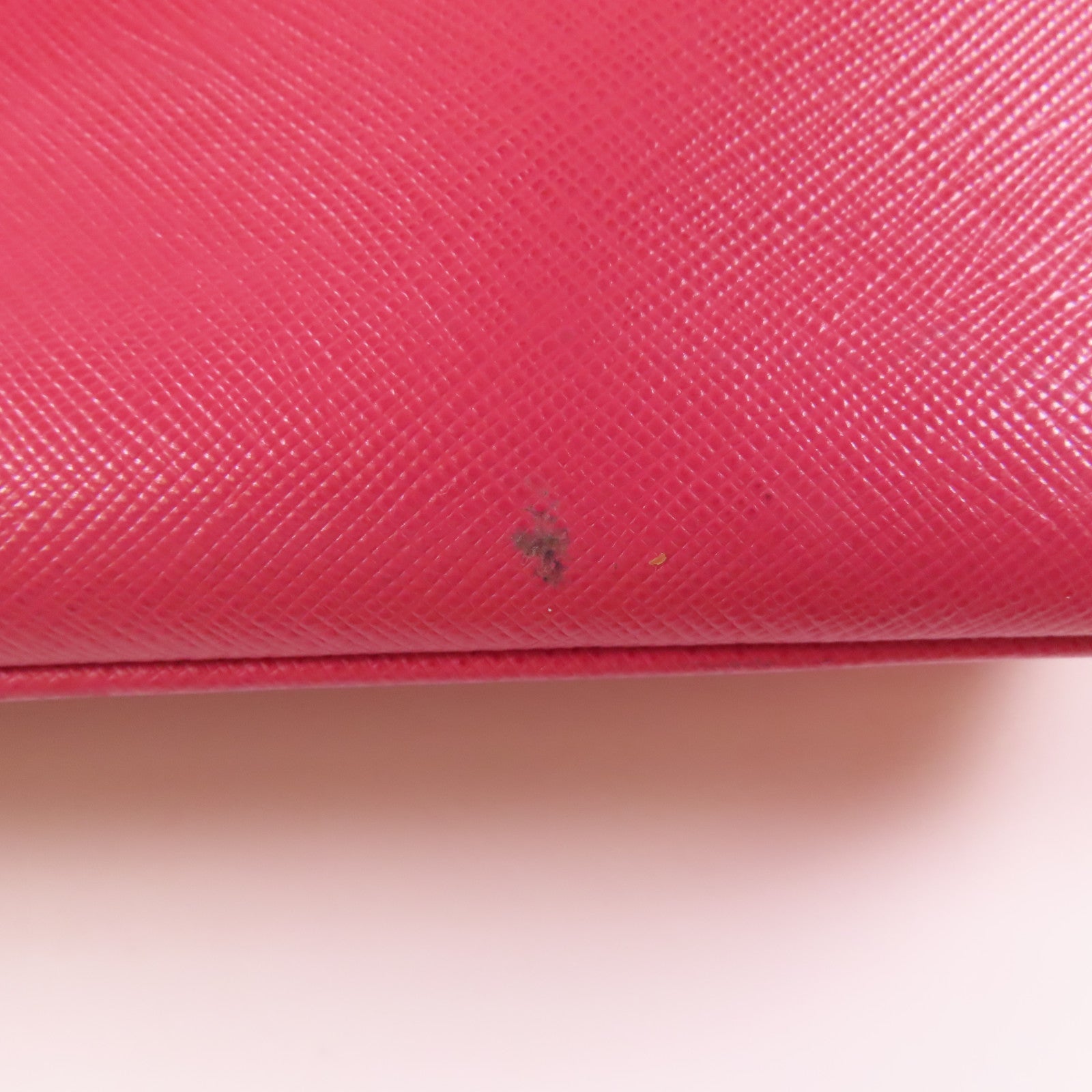 PRADA Saffiano皮革2 Way Bag金扣手挽肩背兩用袋
