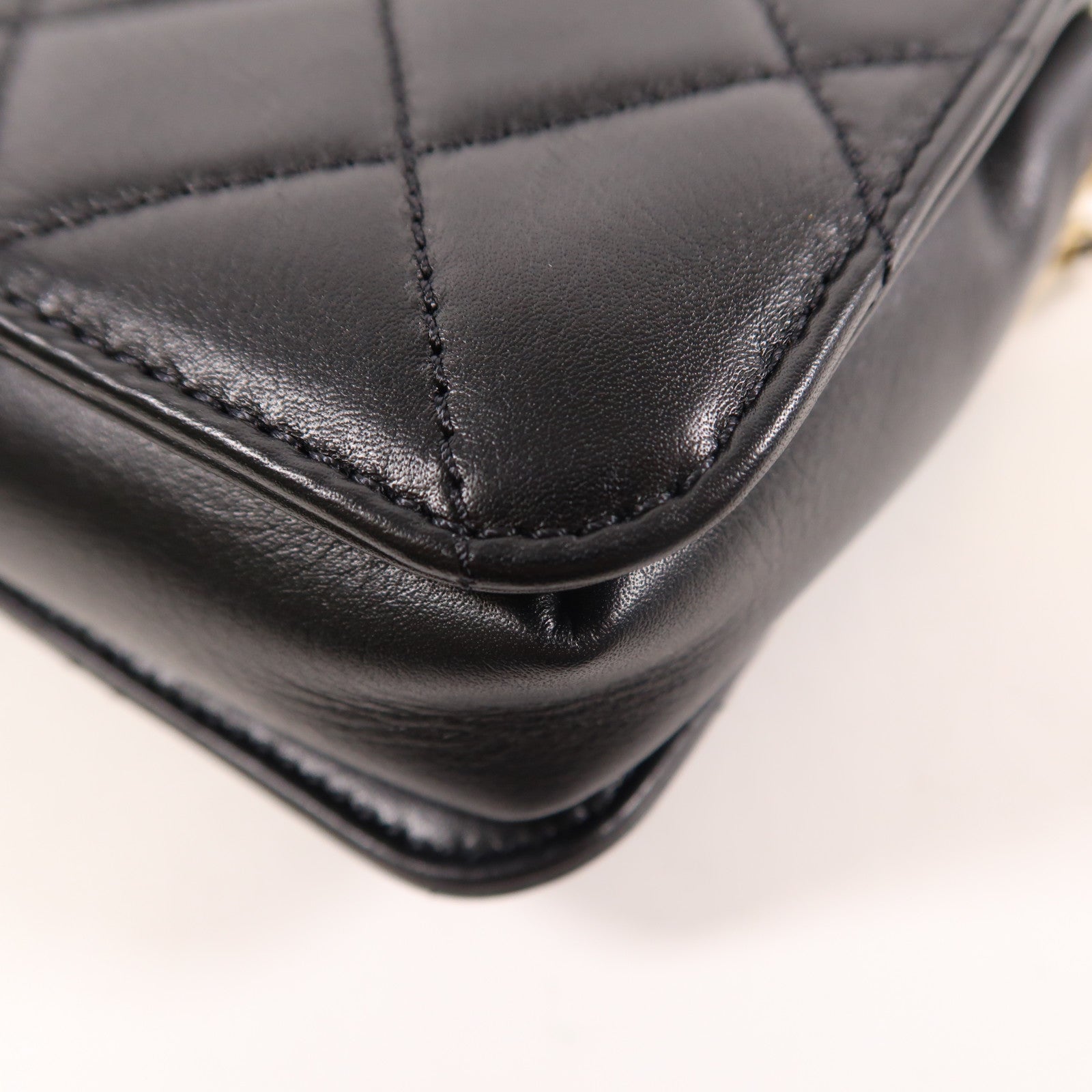 CHANEL 牛皮皮革Shoulder Bag鏈帶肩背袋