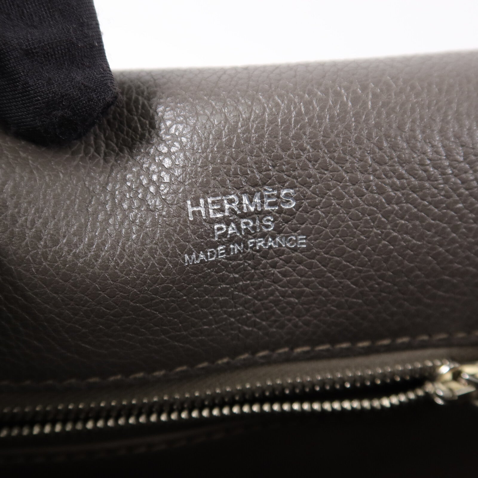 HERMES Evercoler皮革Berline 28肩背袋Gray
