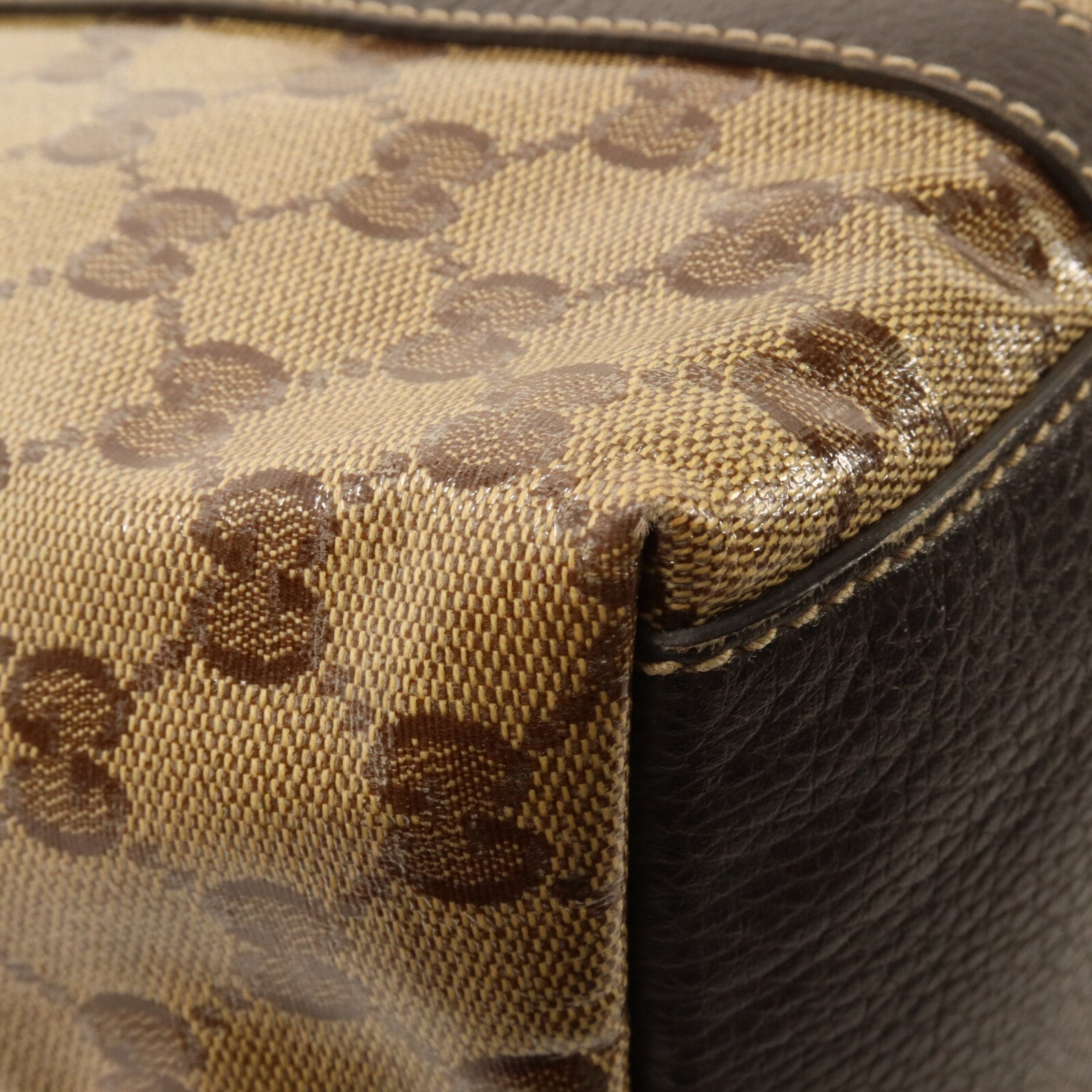 GUCCI 塗層帆布2 Way Shoulder手挽肩背兩用袋
