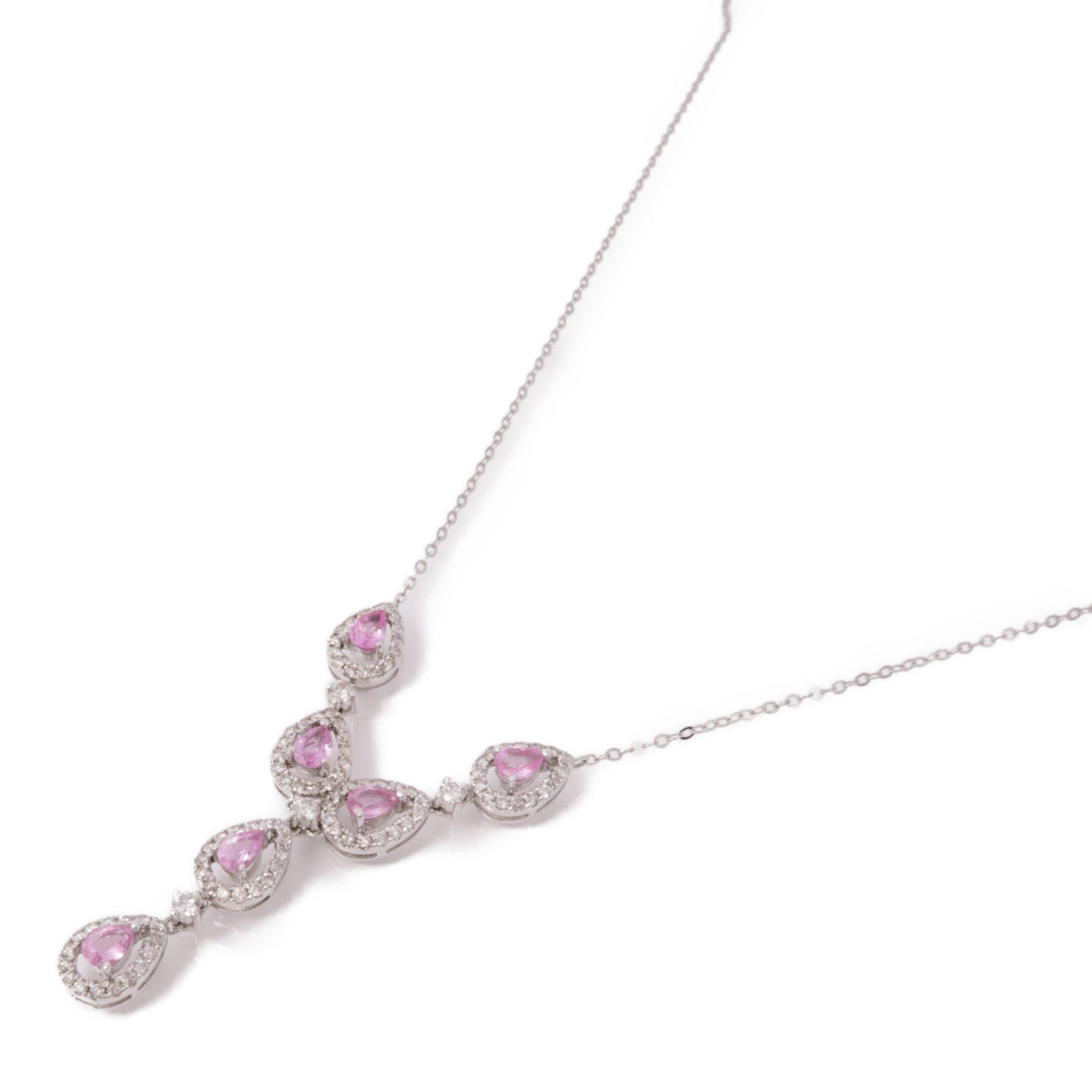 JEWELRY 18K白金Diamond Necklace鑽石項鍊