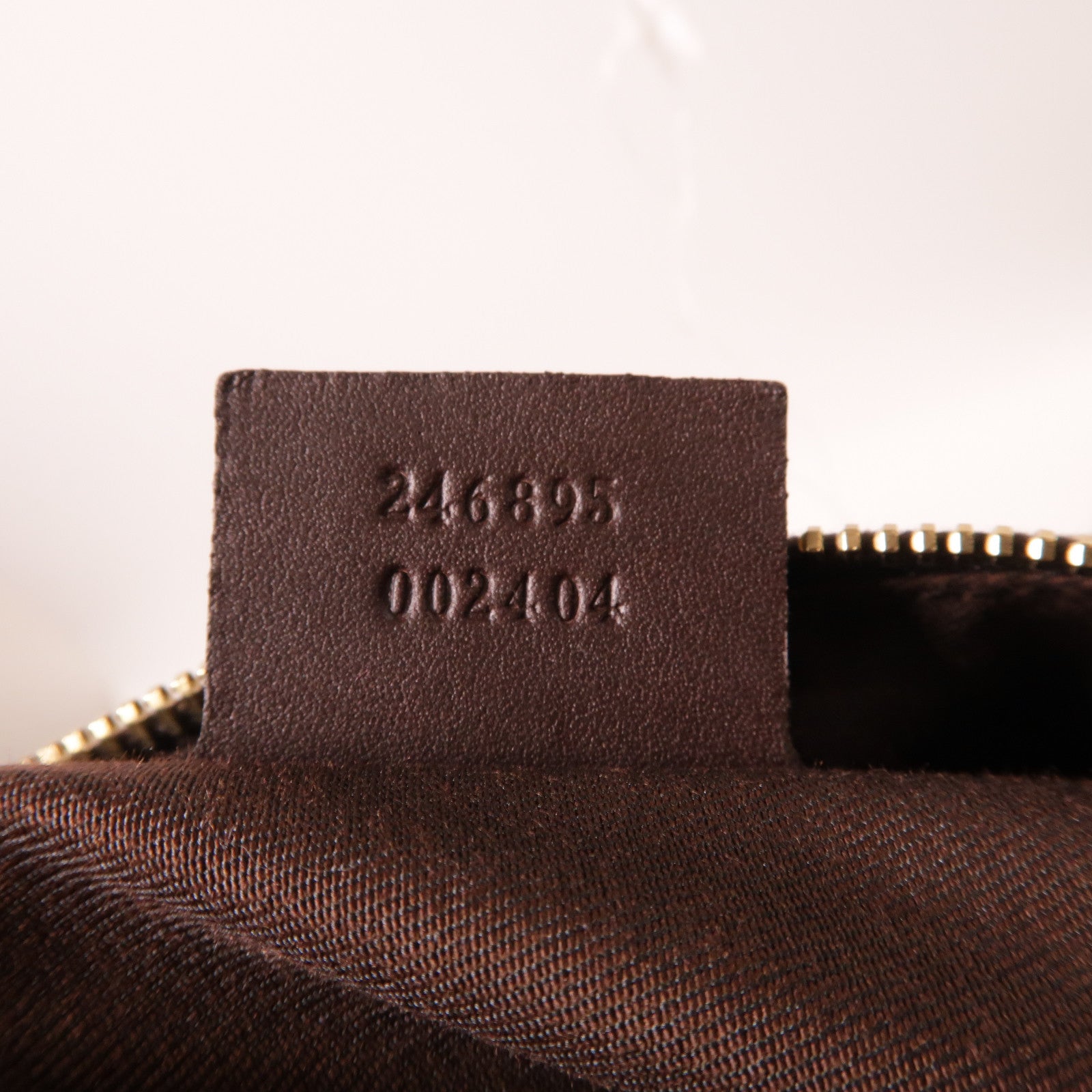 GUCCI 塗層帆布Boston Bag金扣手挽肩背兩用袋啡色