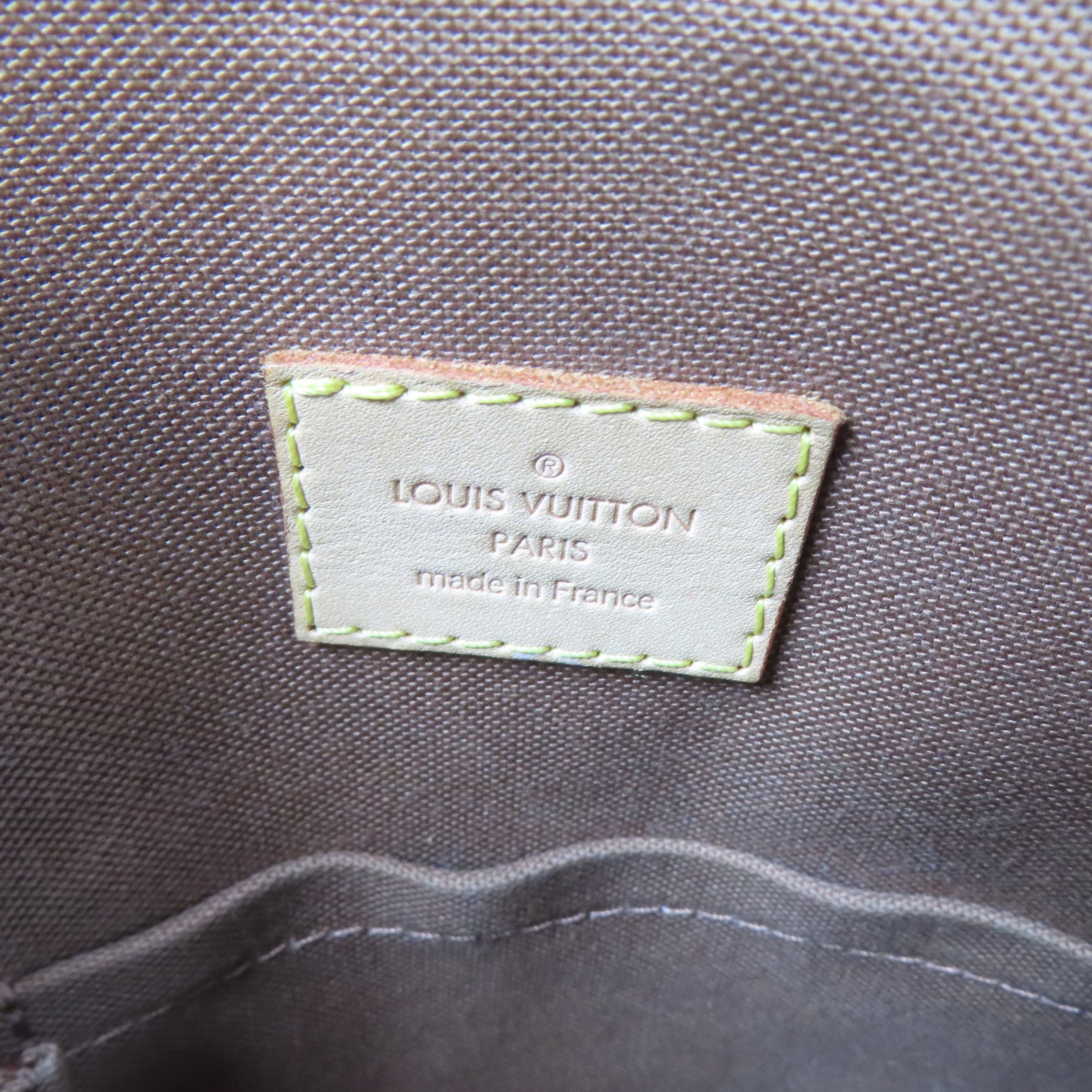 LOUIS VUITTON Monogram Lockit金扣手挽袋啡色