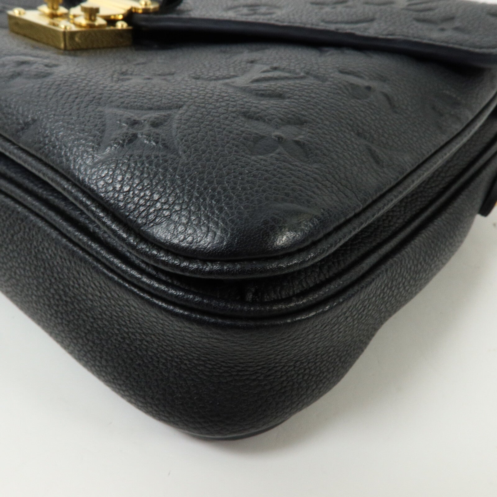LOUIS VUITTON Monogram Empreinte Pochette Metis金扣手挽肩背兩用袋