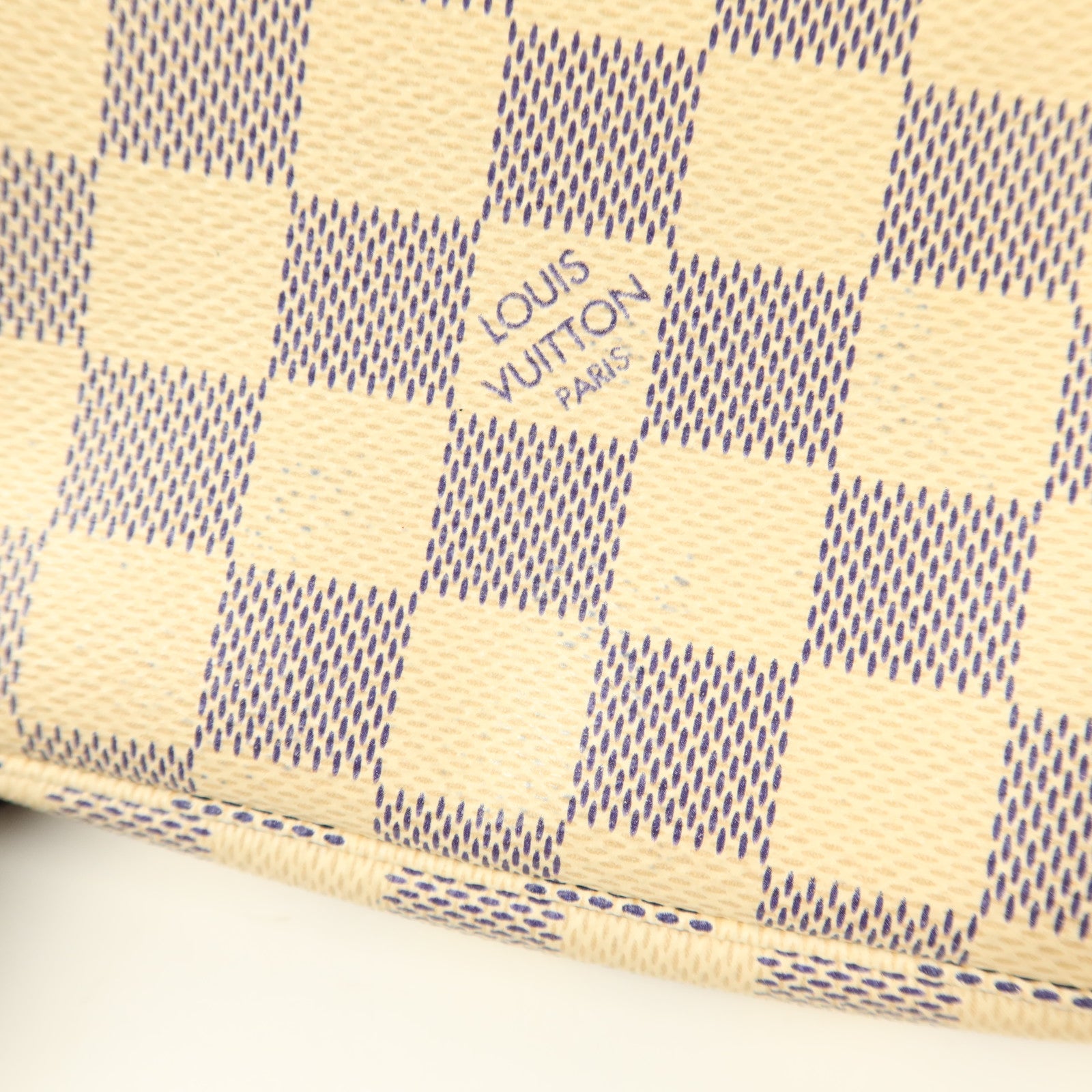 LOUIS VUITTON Damier Azur Mini Pochette Accessoires手挽袋