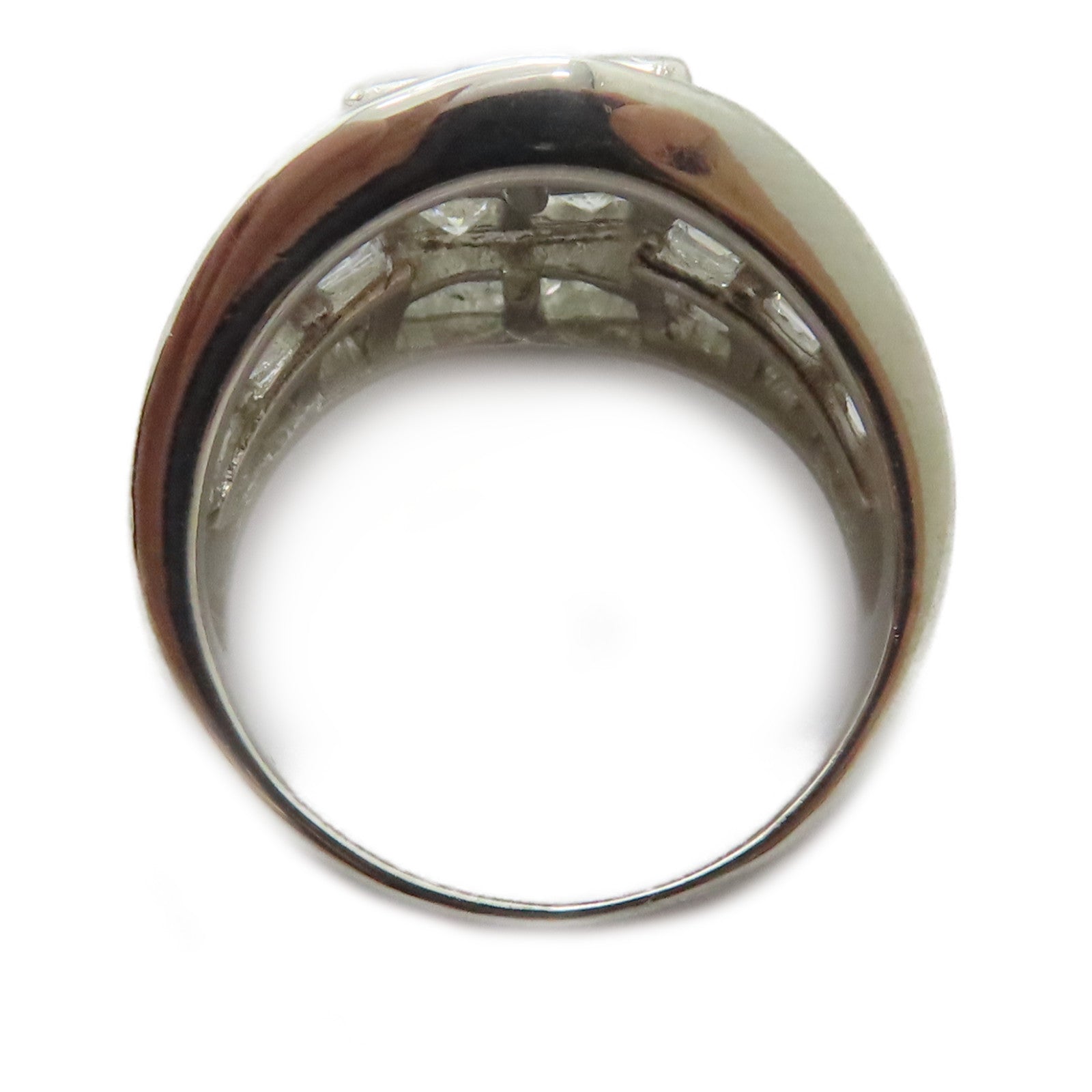 JEWELRY PT900鉑金Diamond Ring 1.03ct/1.54ct鑽石戒指US#5.25