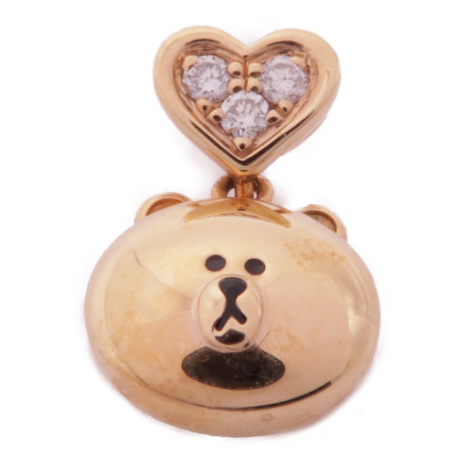JEWELRY Diamond Pendant Accessories 18K Pink Gold
